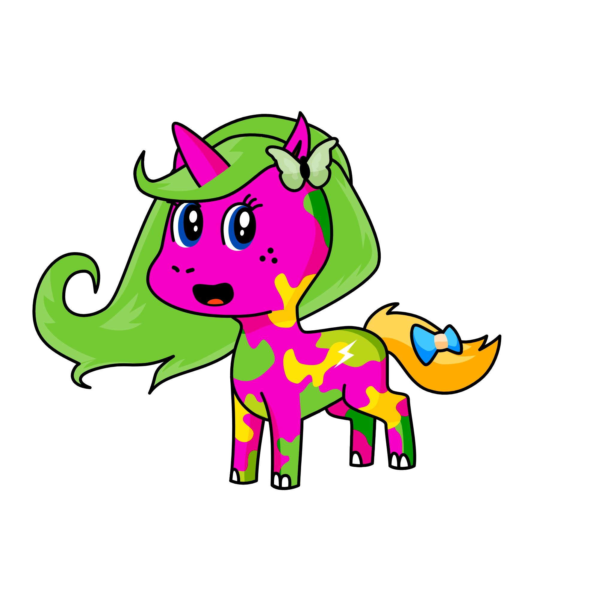 Pella, the unicorn