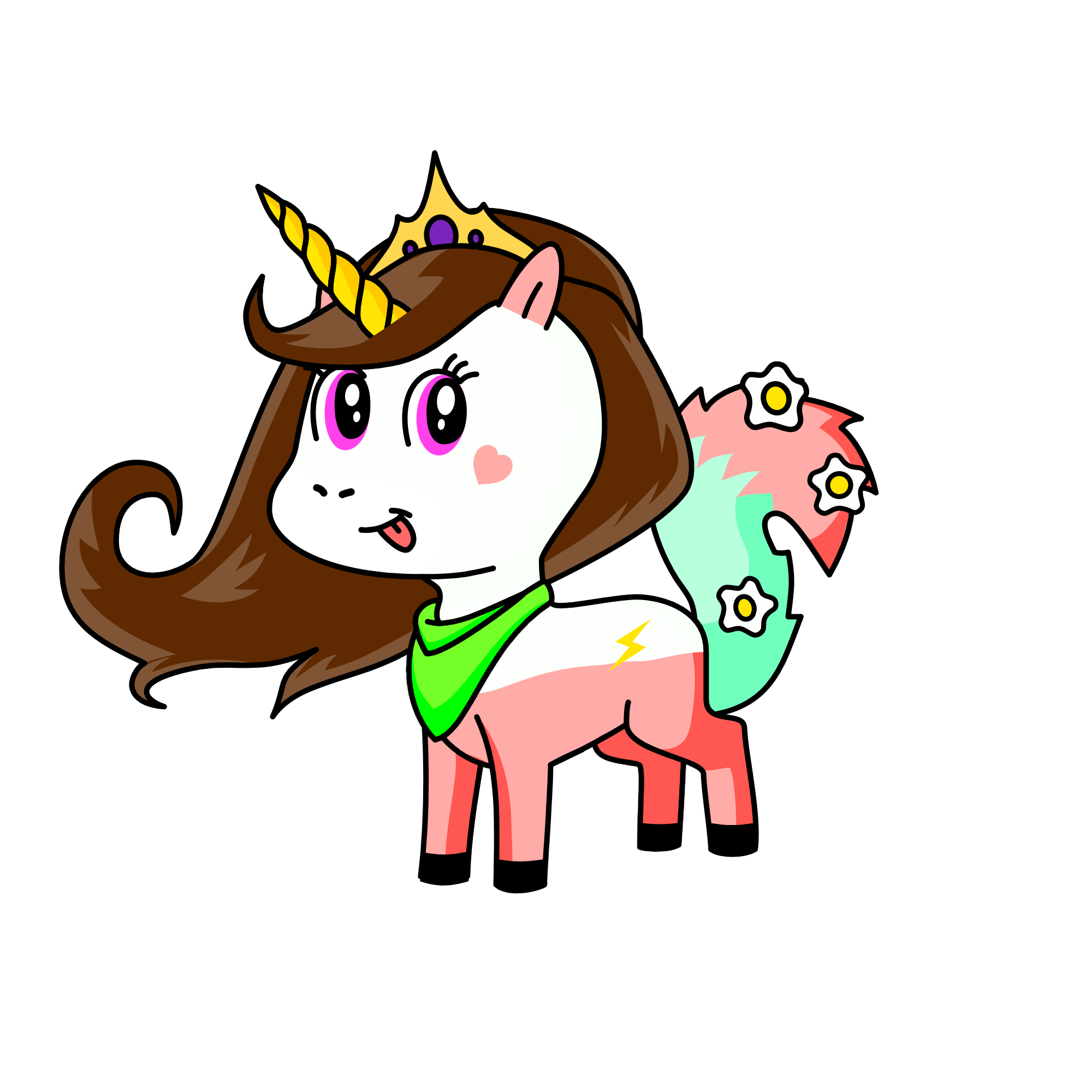 Little Little Confetti, the unicorn