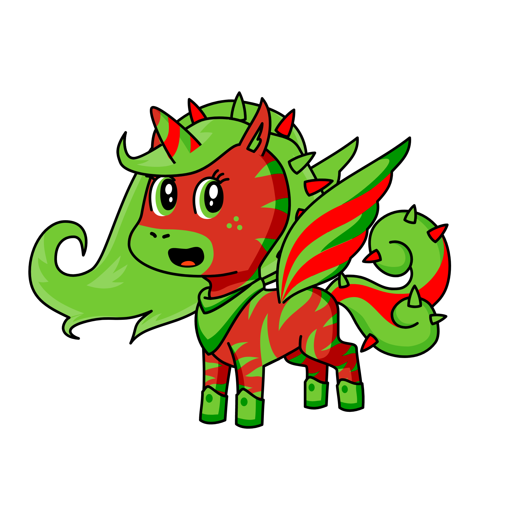 Chirstmascorn, the unicorn