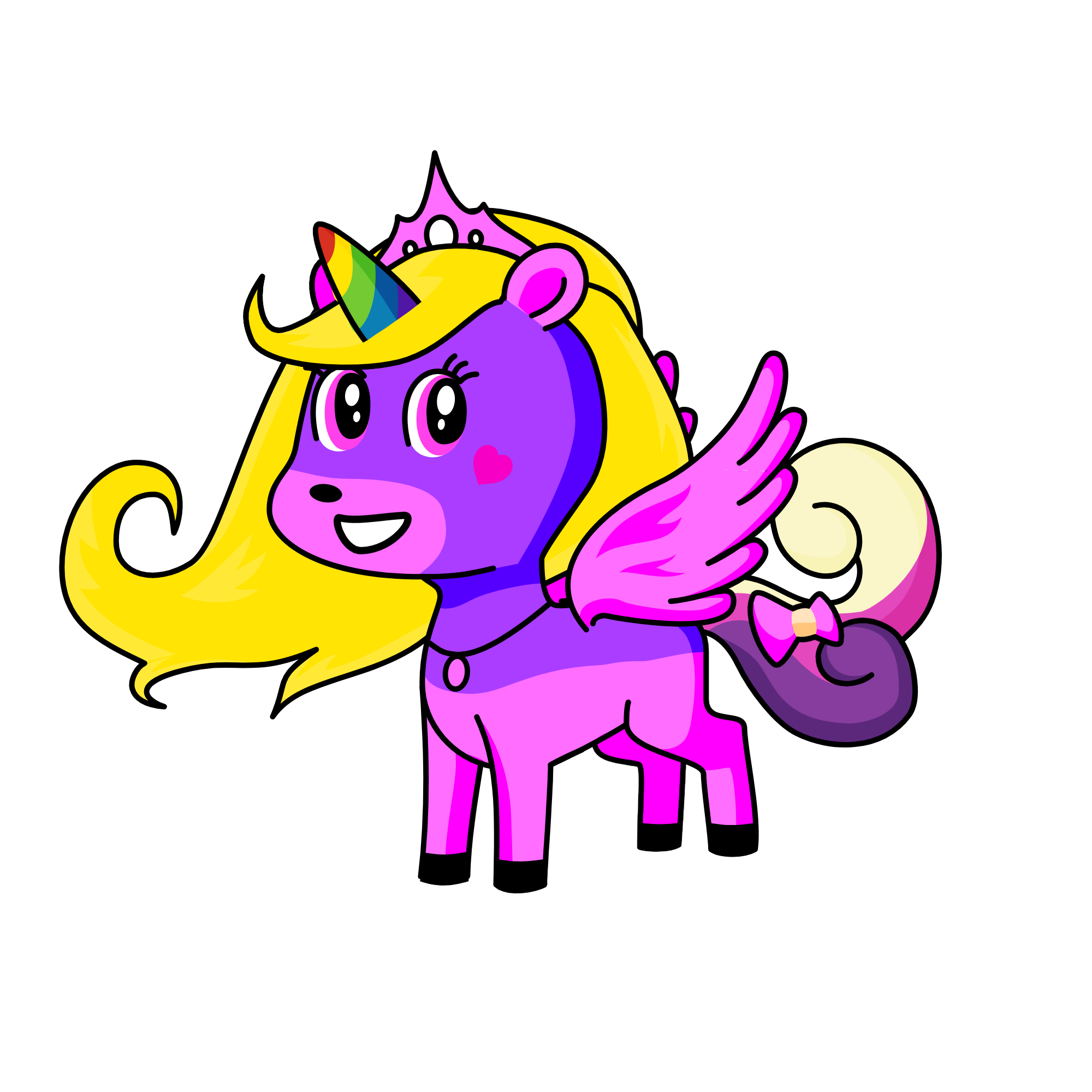 Melody, the unicorn