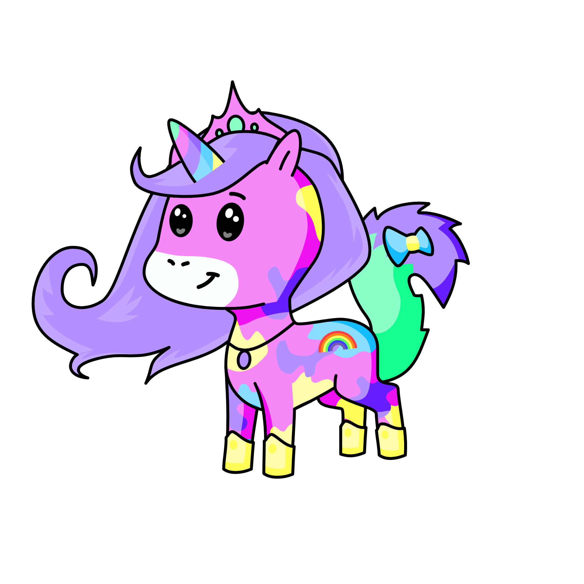 rainbow, the unicorn