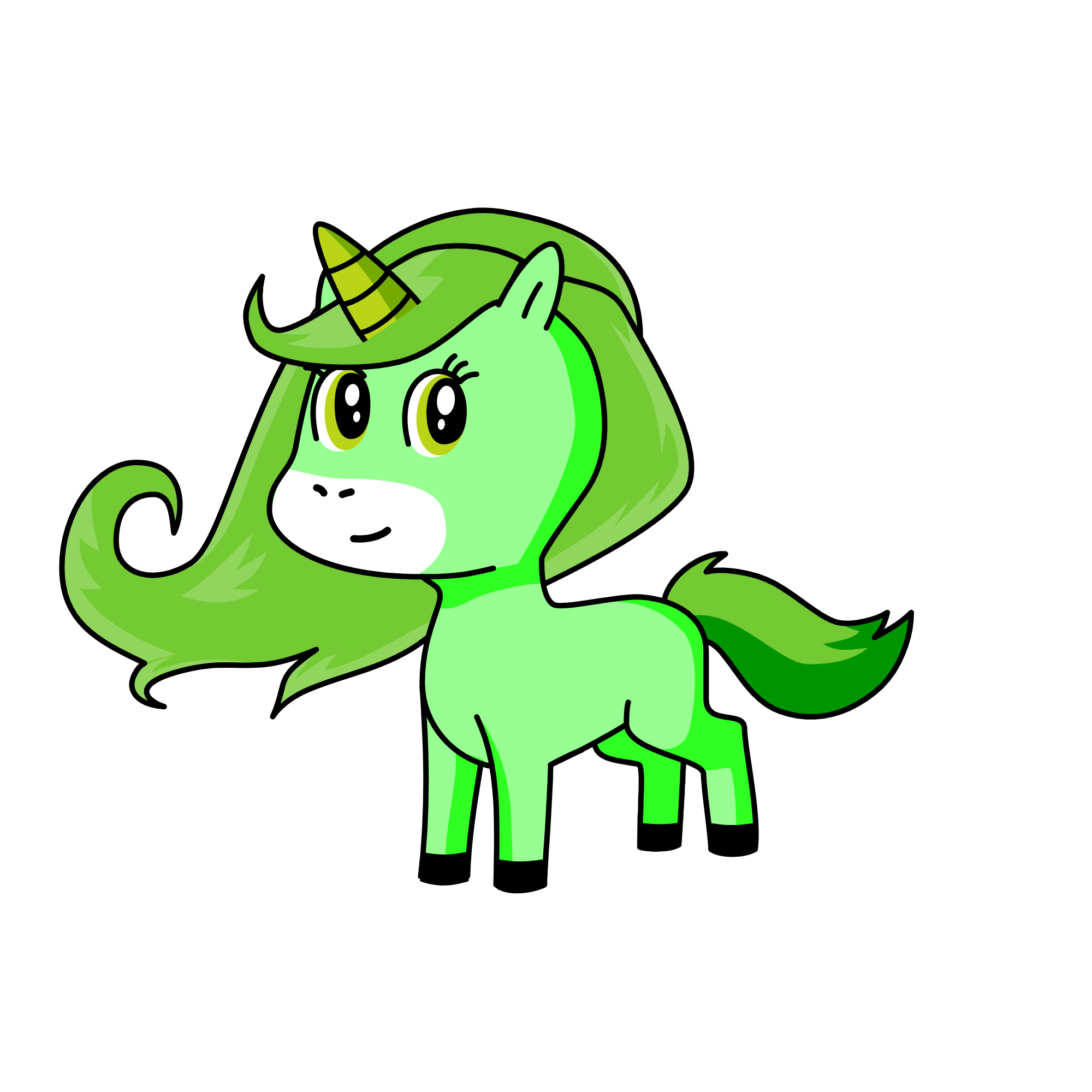 Lovely, the unicorn