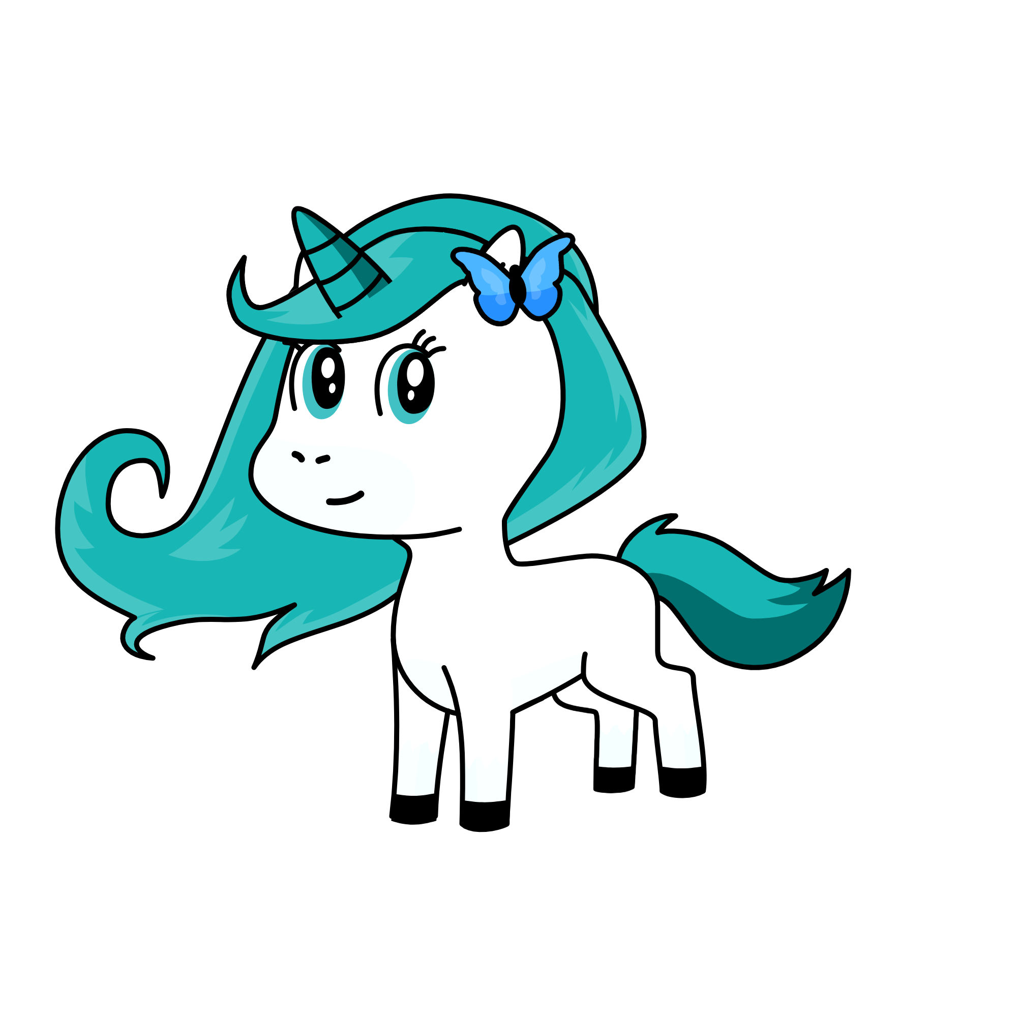 Snow Crystal, the unicorn