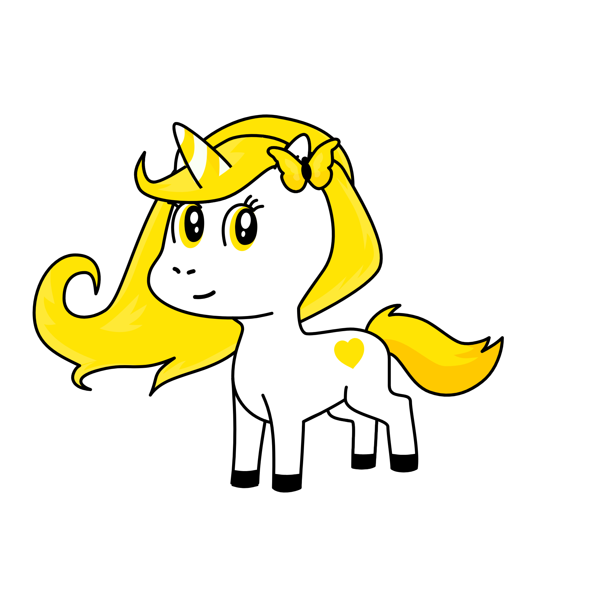 Sunshine, the unicorn
