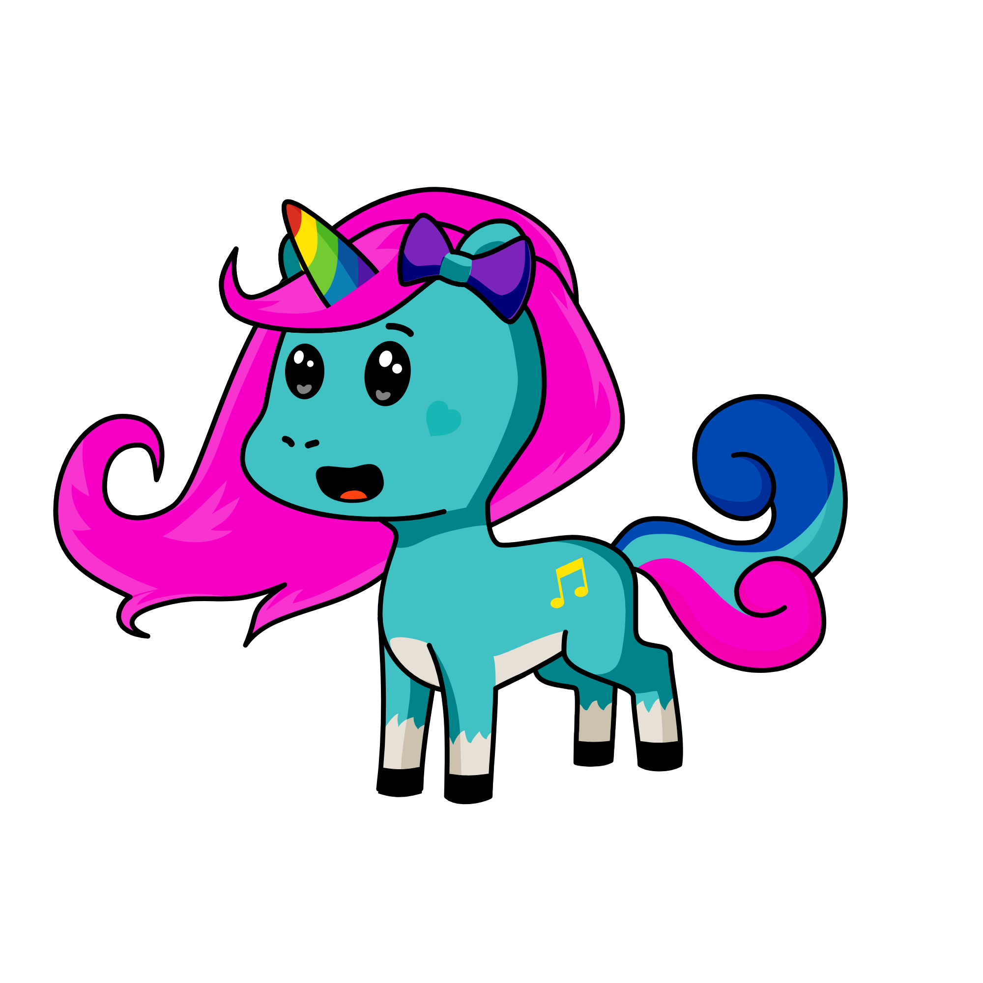 Icymelon, the unicorn