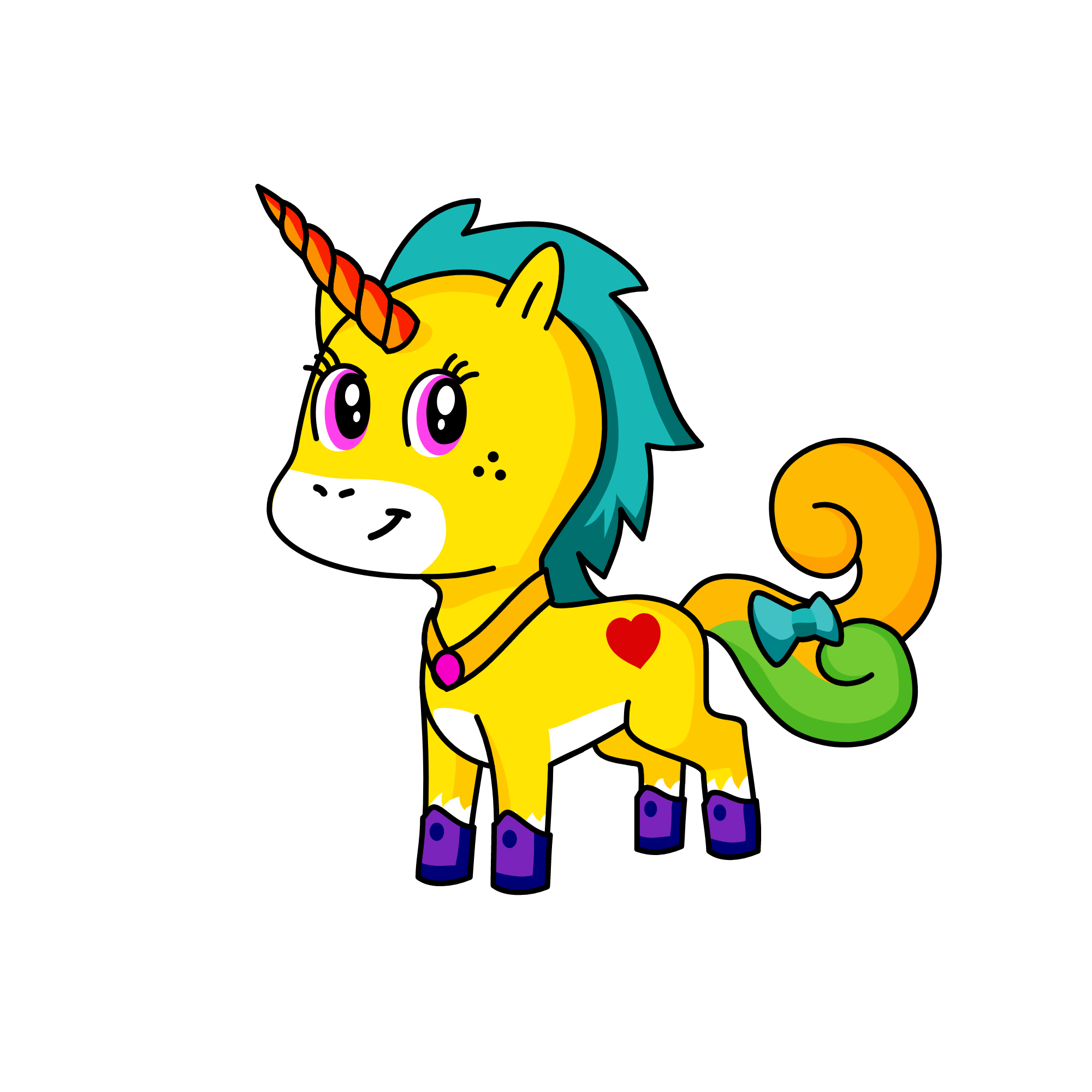 hi, the unicorn