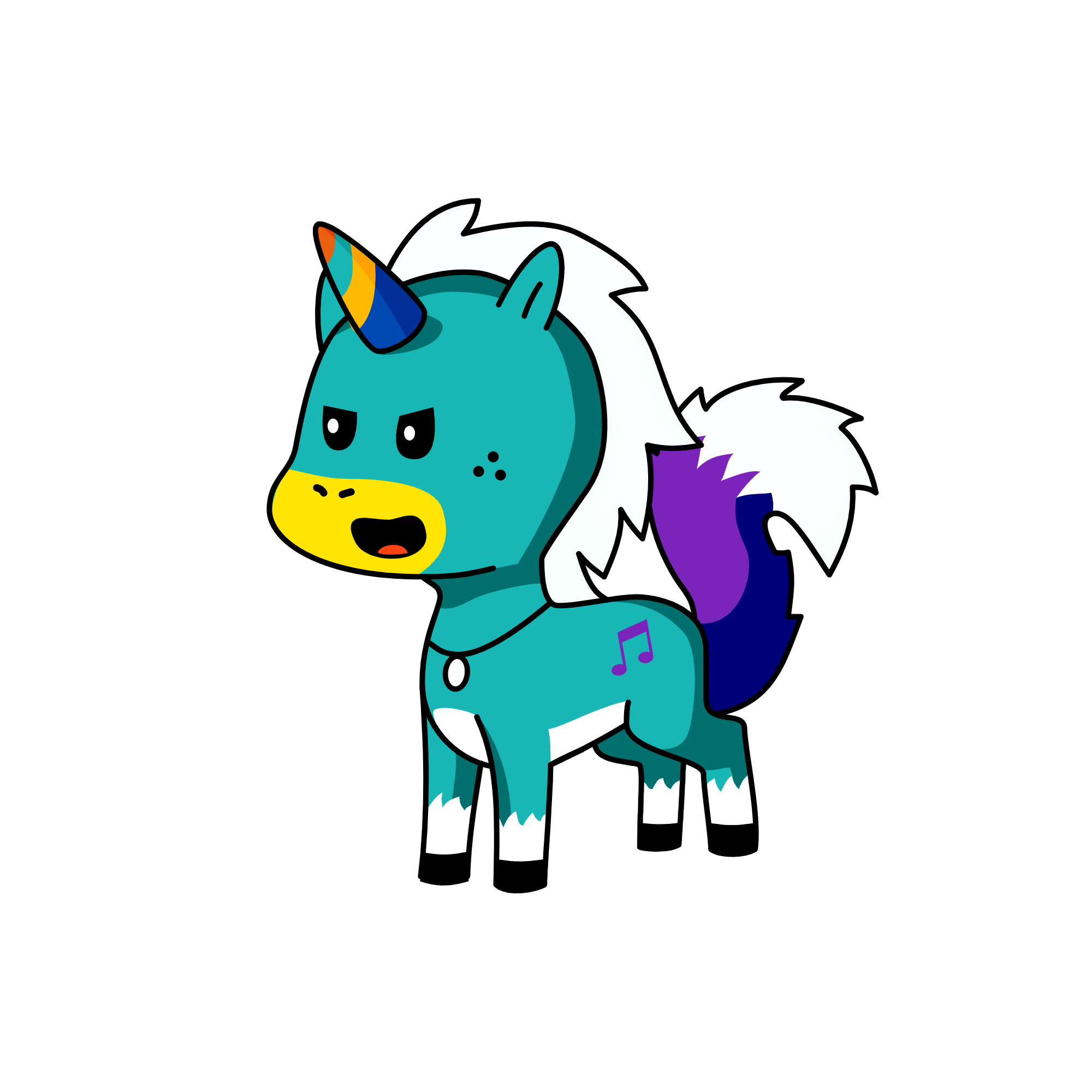 Zander, the unicorn