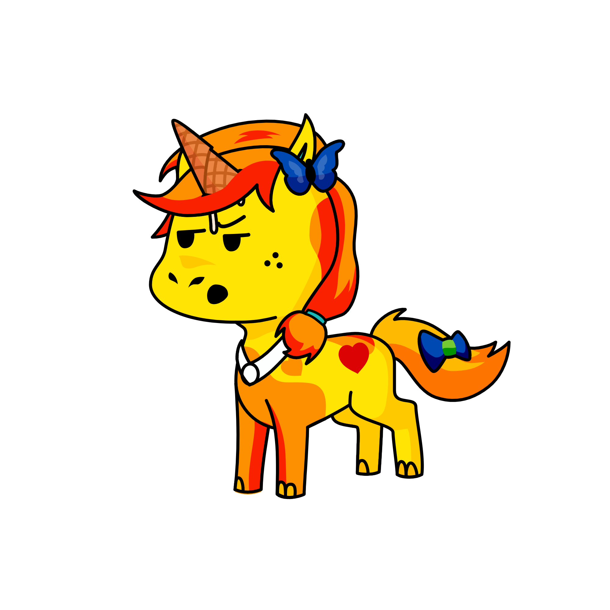 Dina, the unicorn