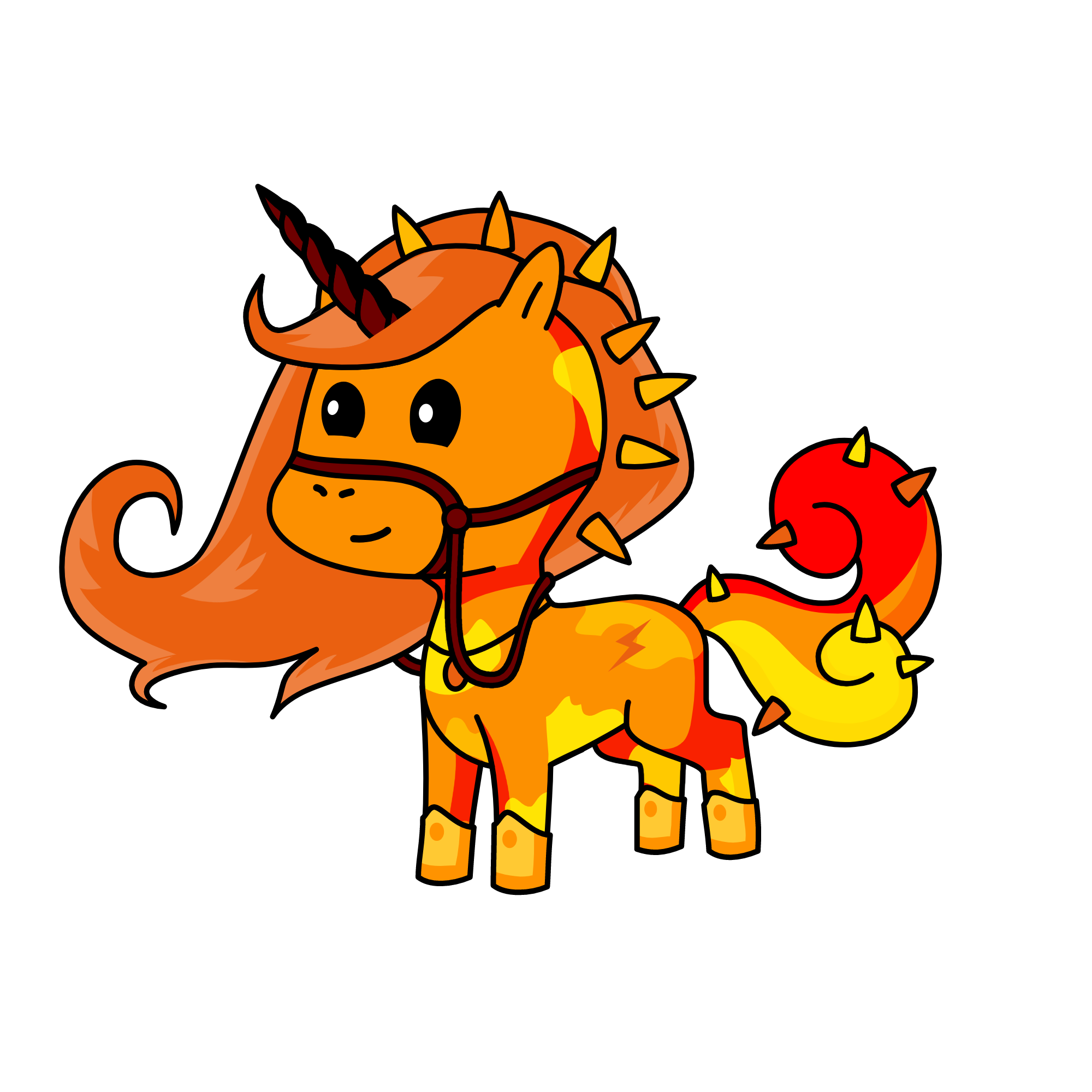 the fire, the unicorn