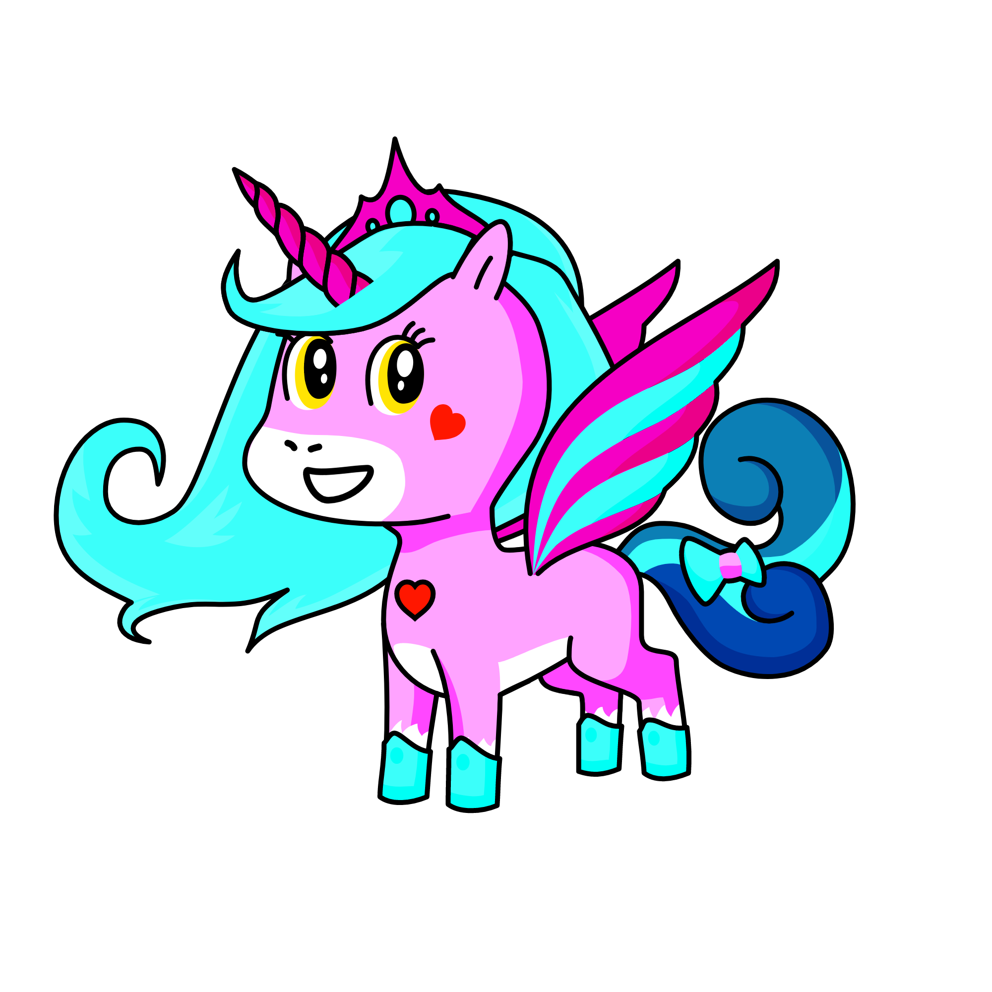 Queen Annabelle, the unicorn
