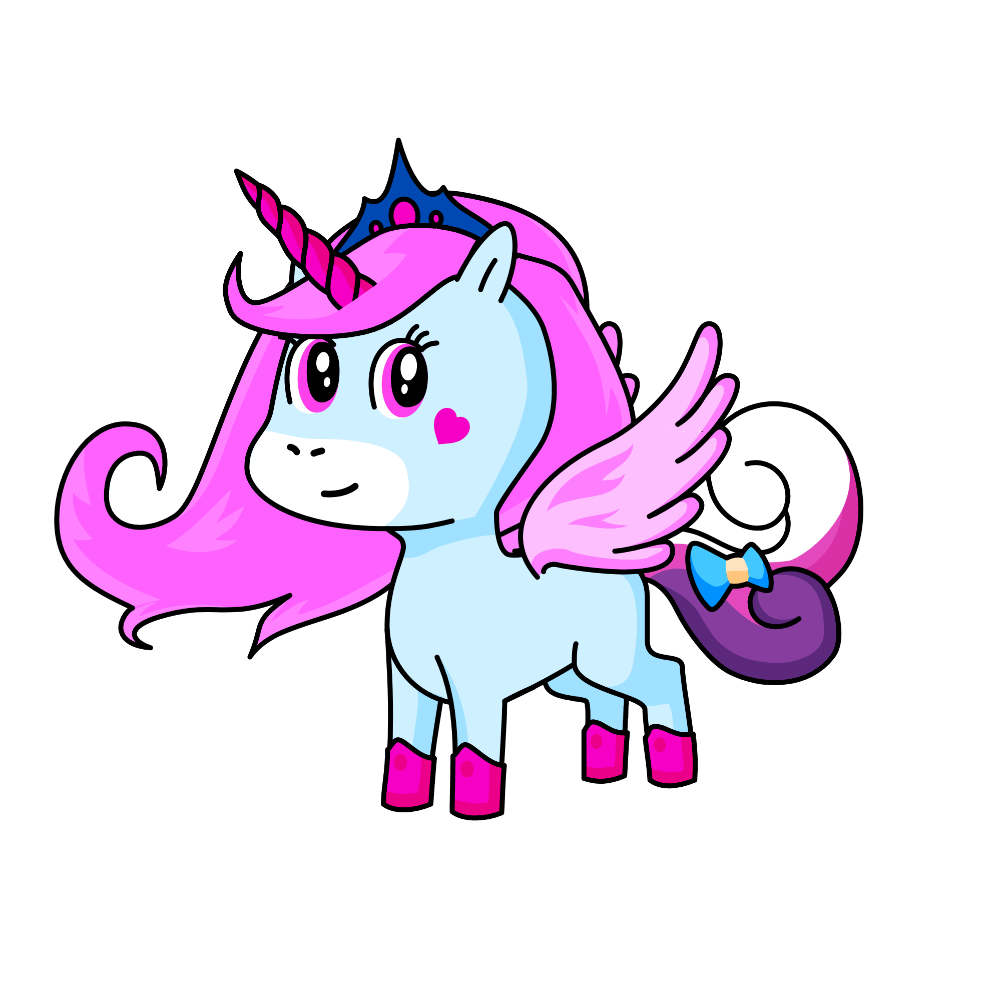 Bloom, the unicorn