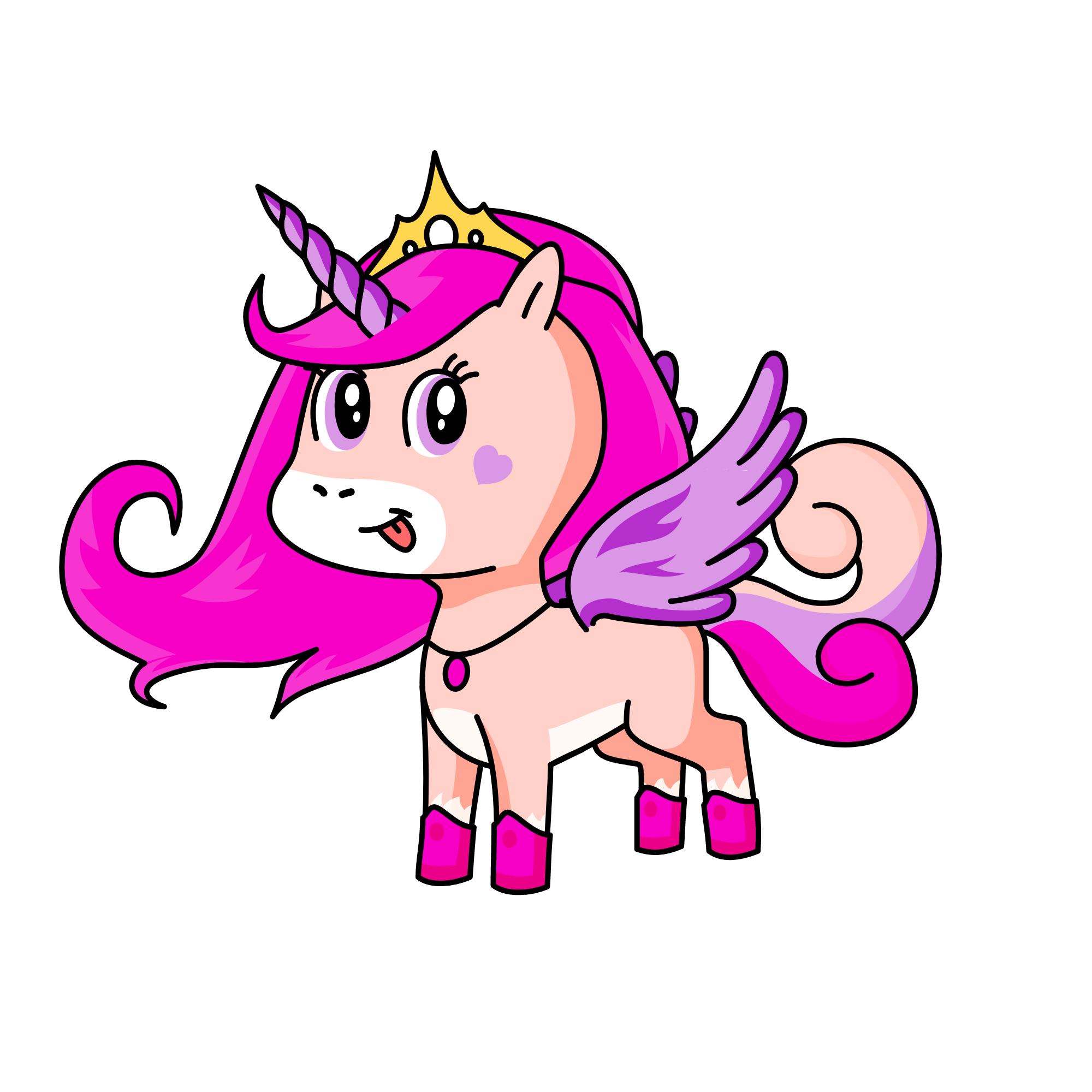 pinky, the unicorn