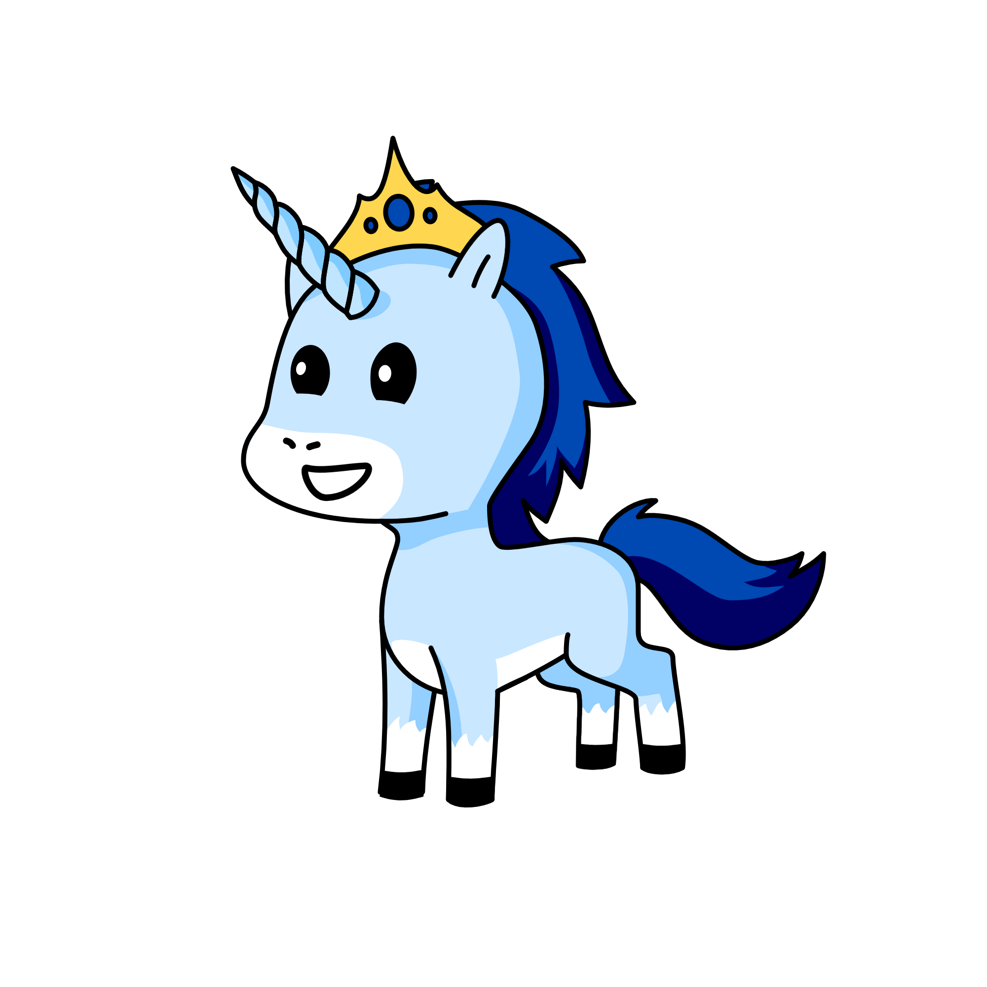 Winter King, the unicorn