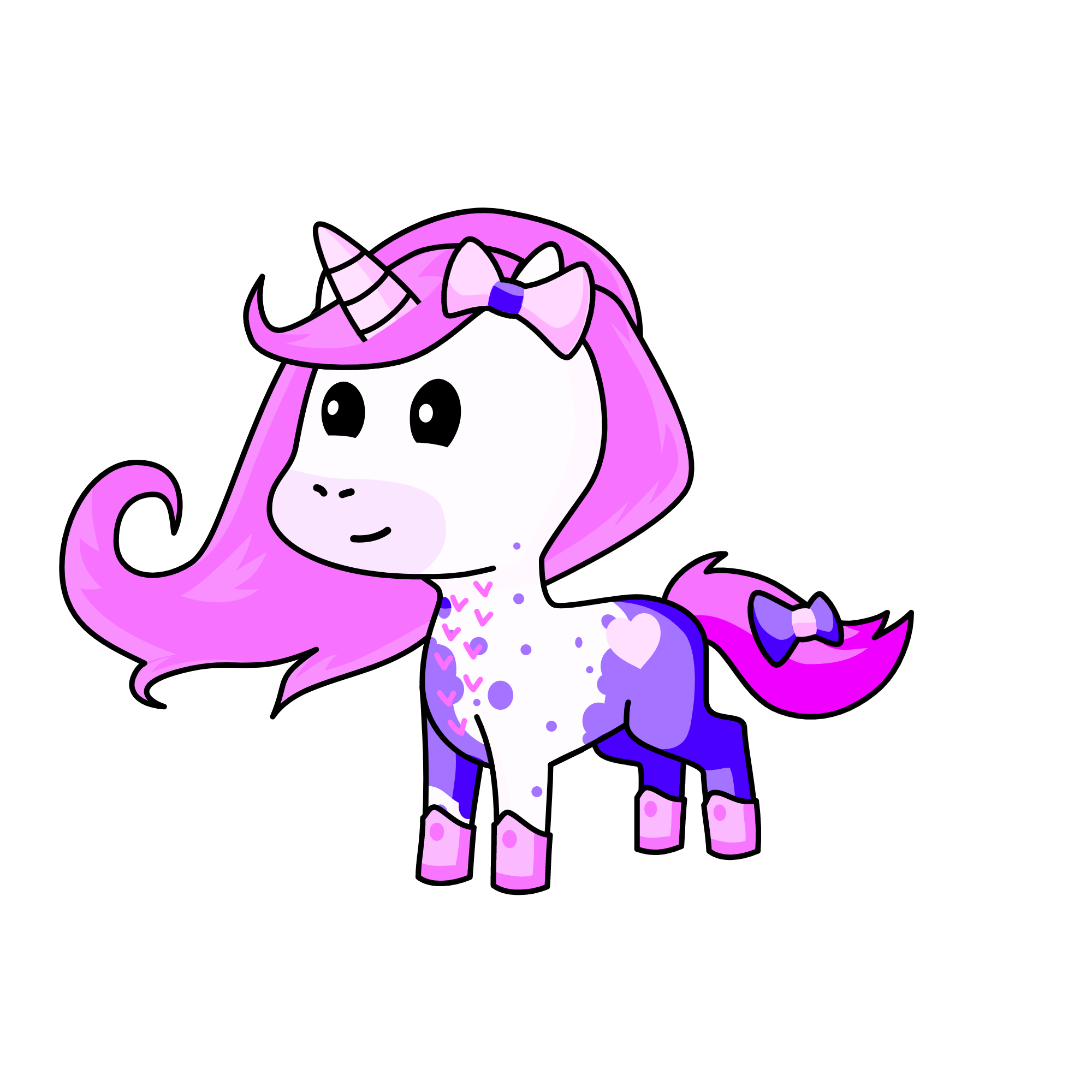 Pinky, the unicorn