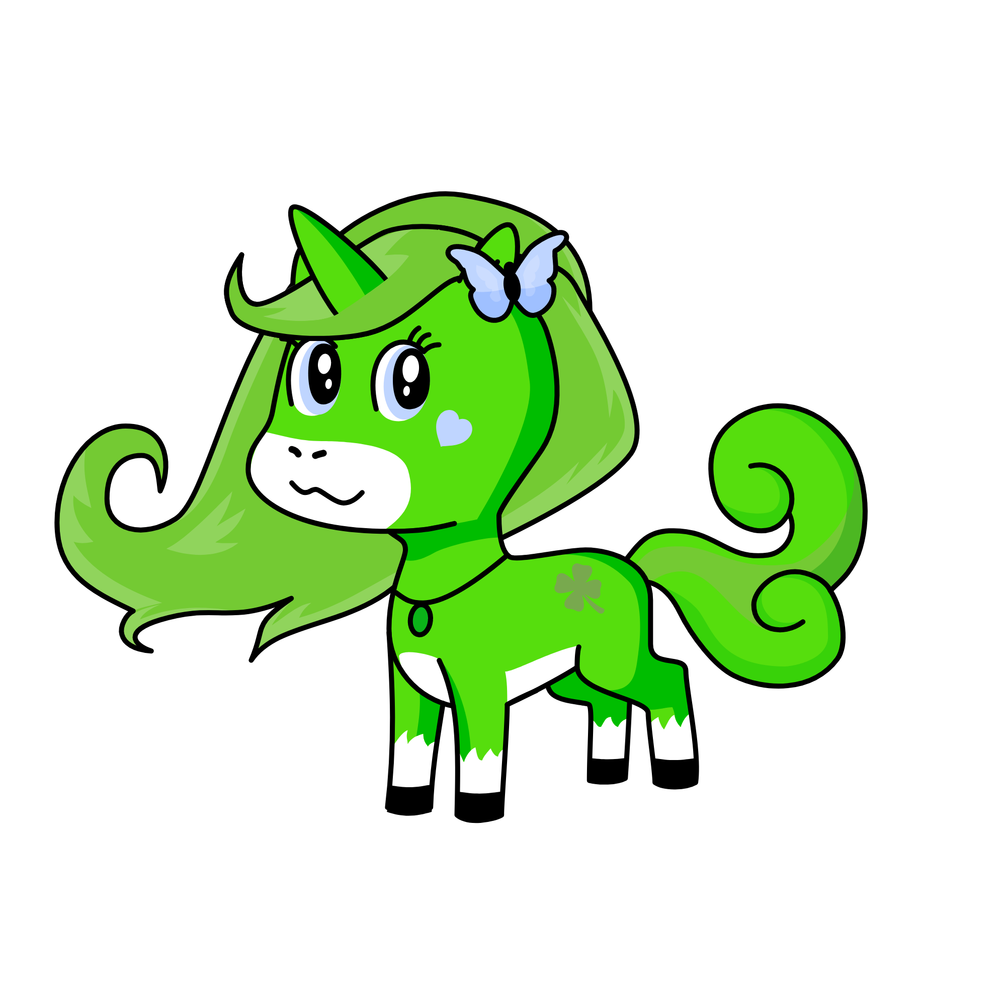 Lucky, the unicorn