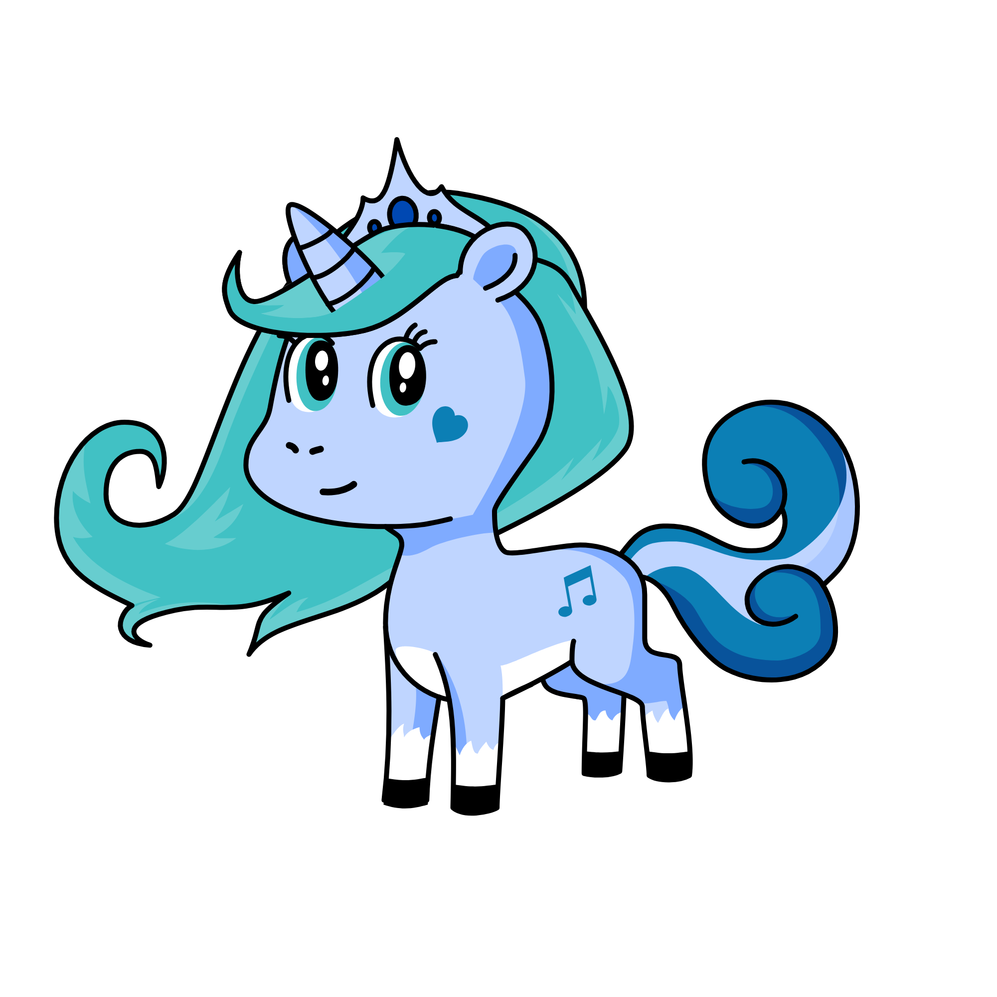 Frosty, the unicorn