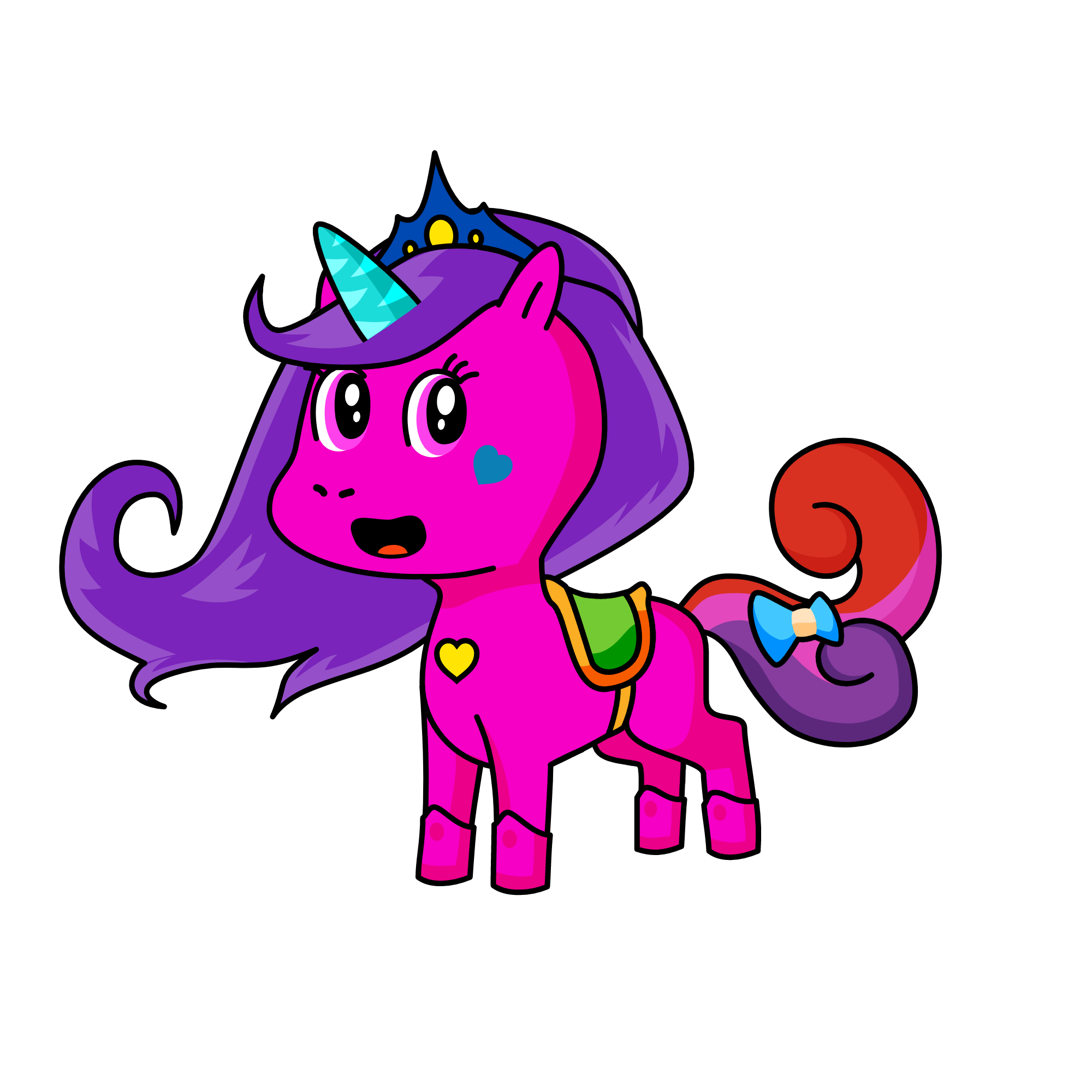 mi mi, the unicorn