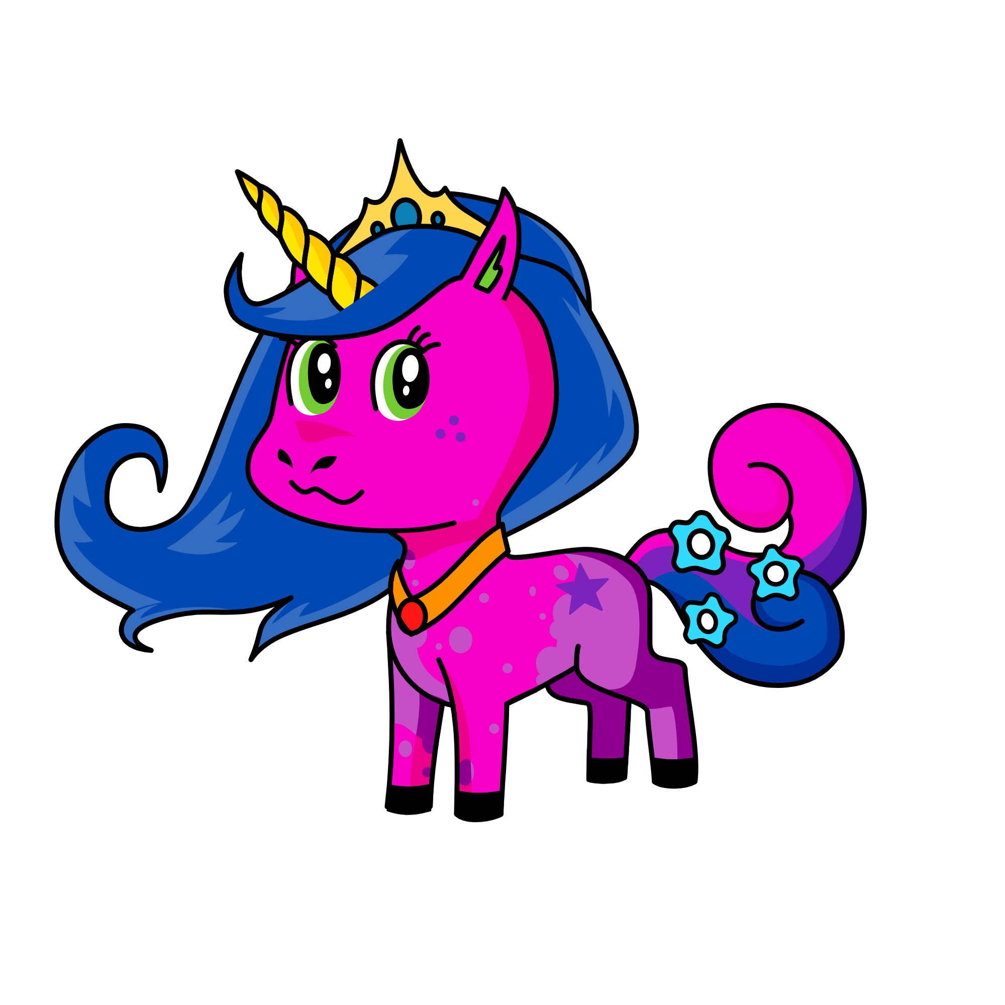 Princess Melody, the unicorn
