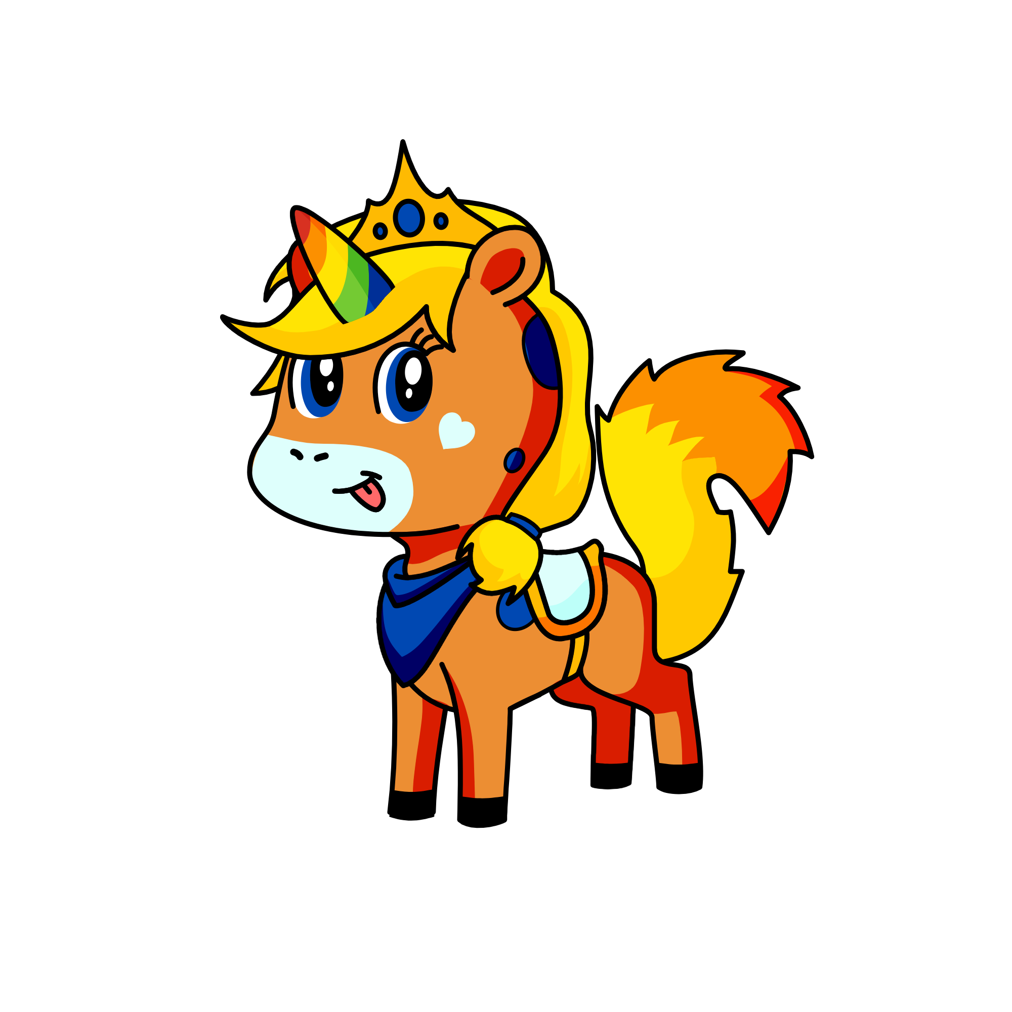 tibert l'unicorn, the unicorn
