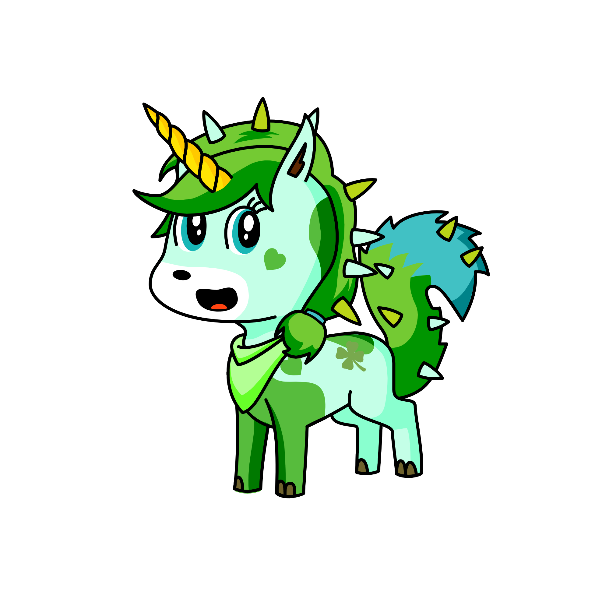 Earthy, the unicorn