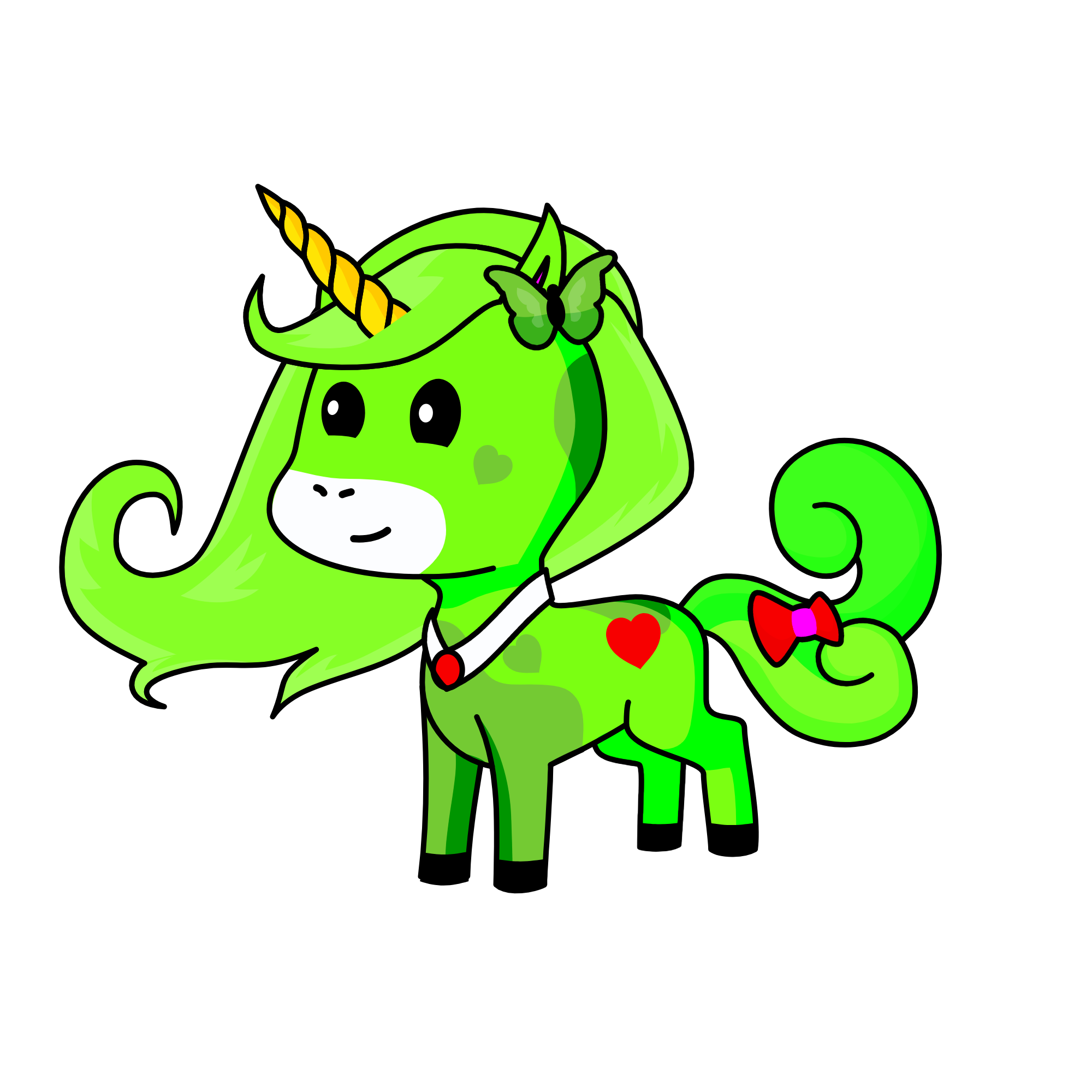 grass, the unicorn