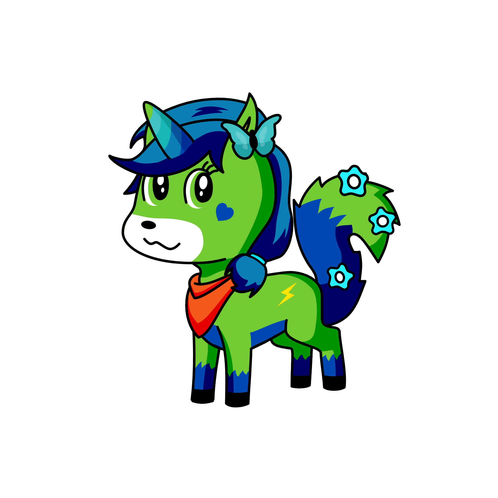 Flower, the unicorn