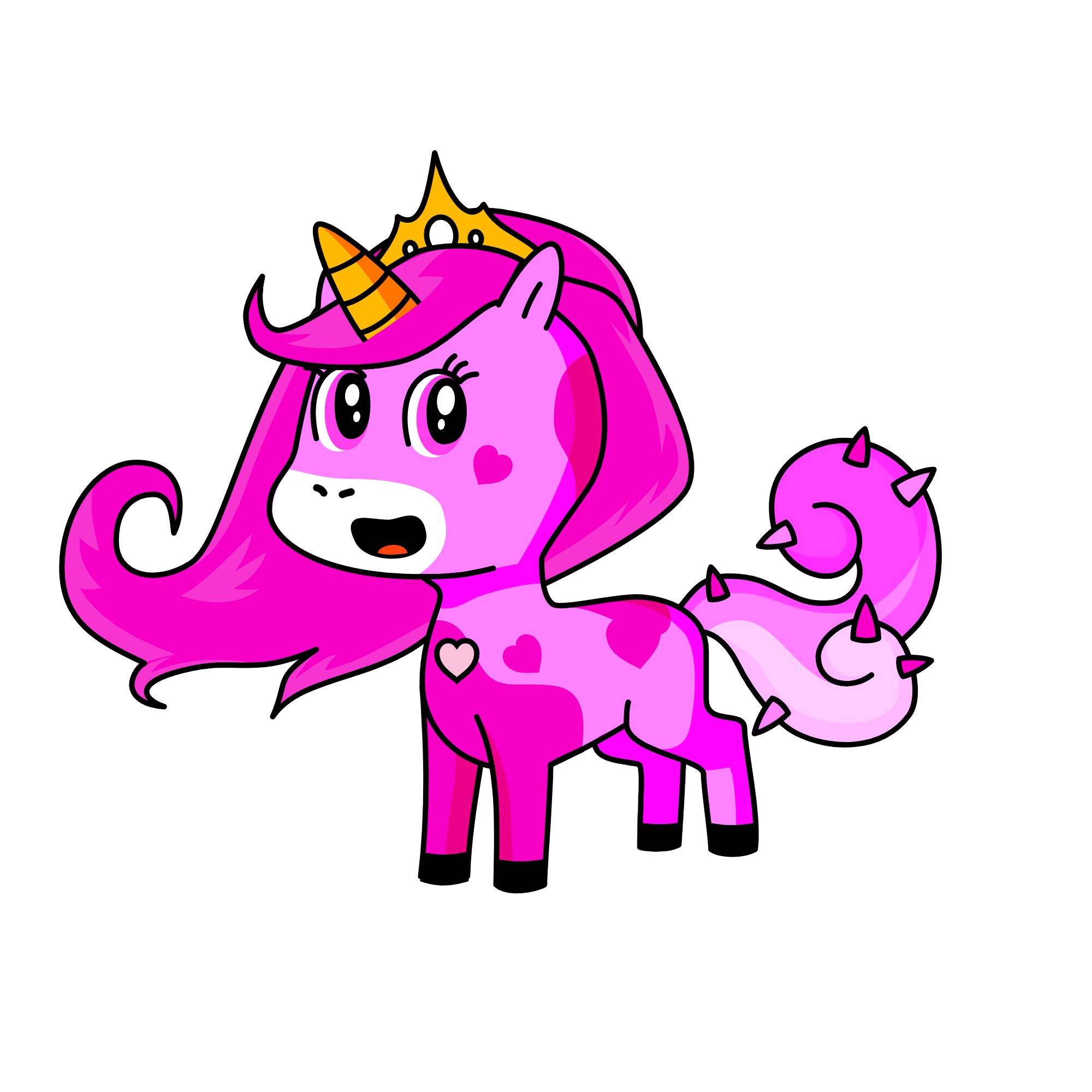 Pinky, the unicorn