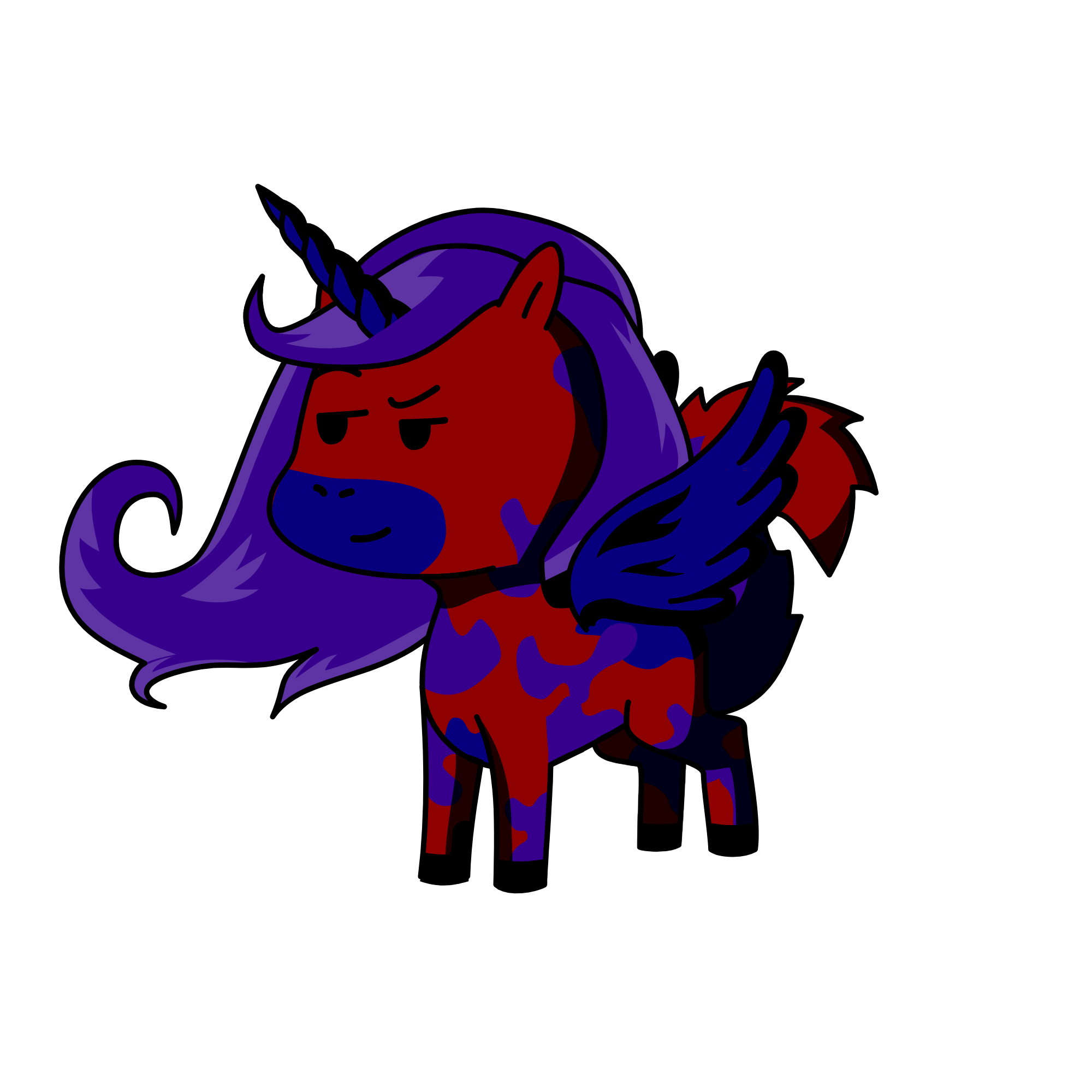 Dark, the unicorn