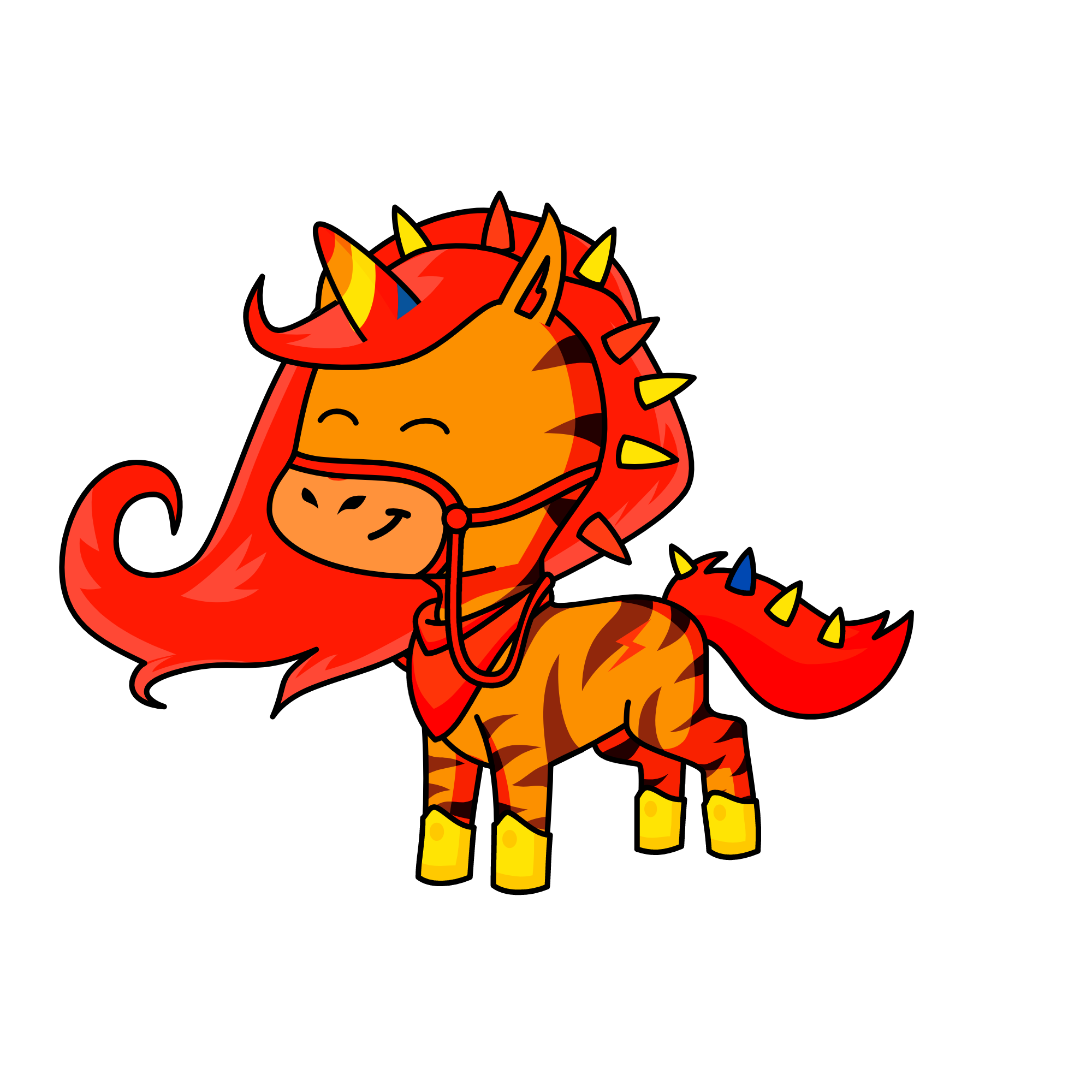 Flame, the unicorn