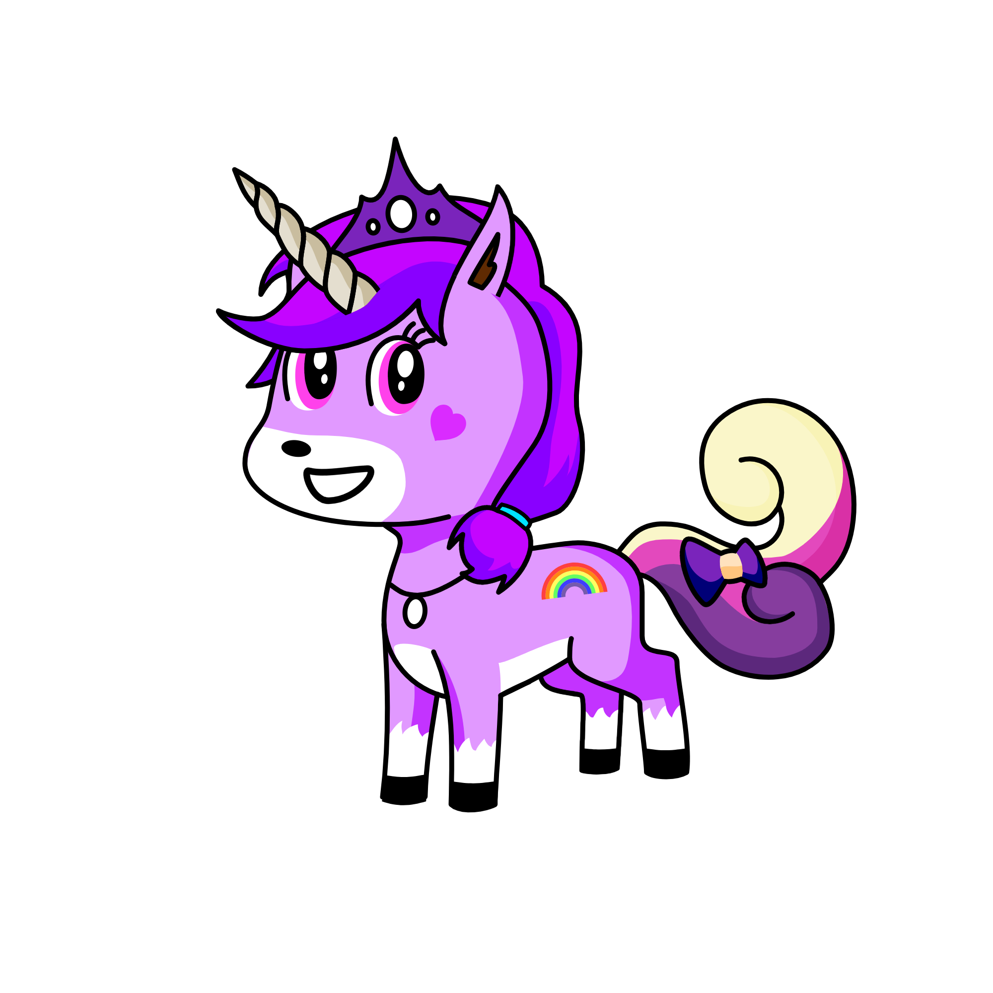 snowy princess, the unicorn