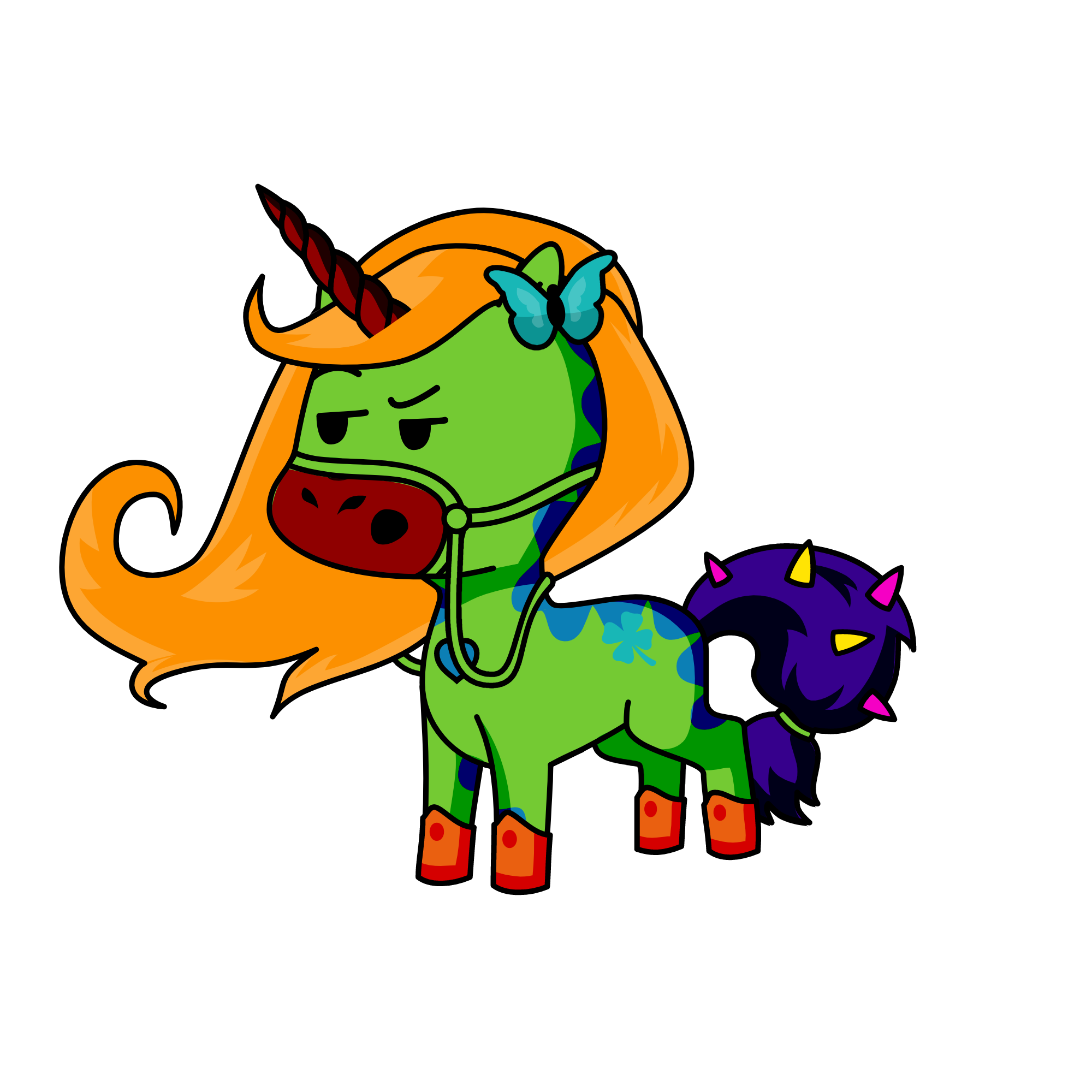 Curiouse, the unicorn