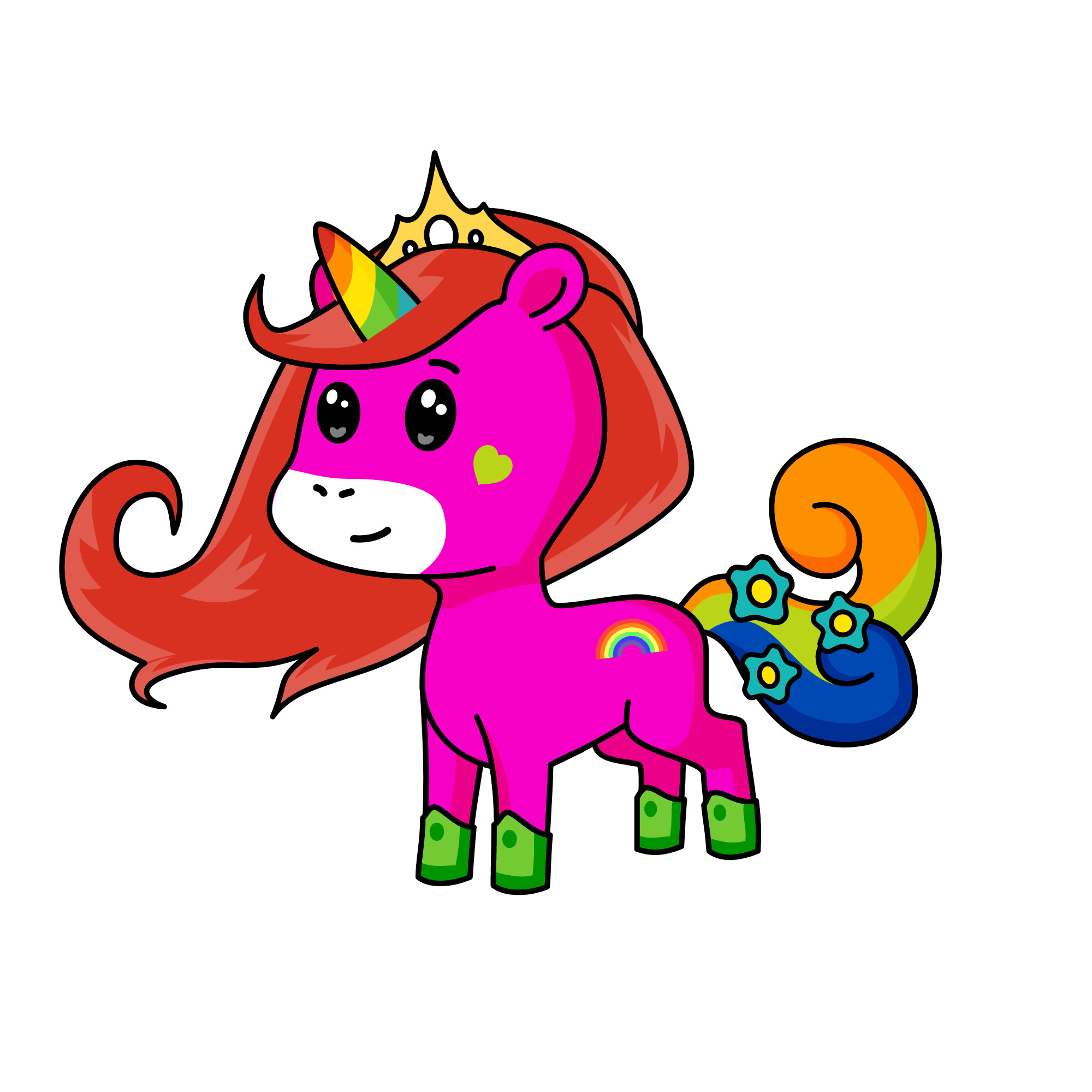 A menina do deserto, the unicorn