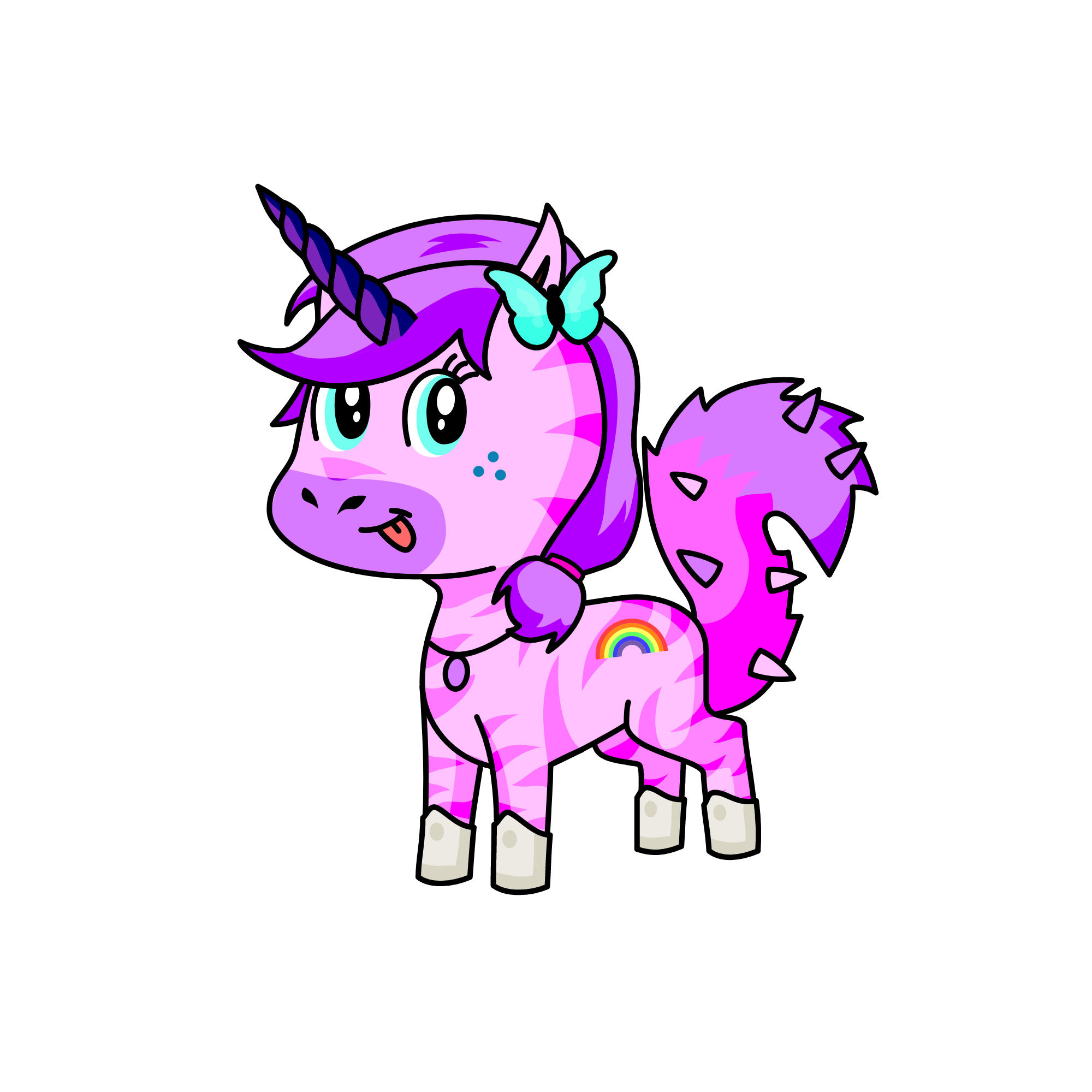 Cupcake, the unicorn