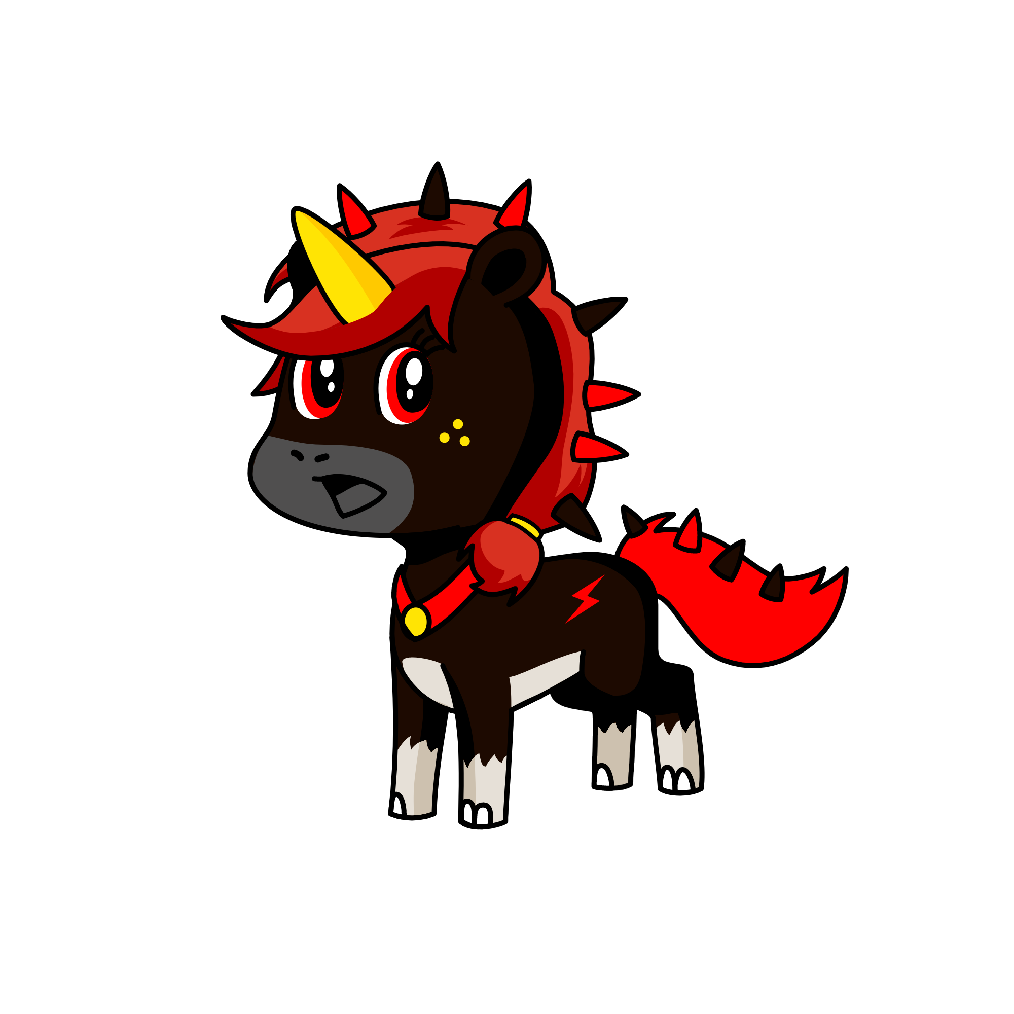 Evil Mira, the unicorn