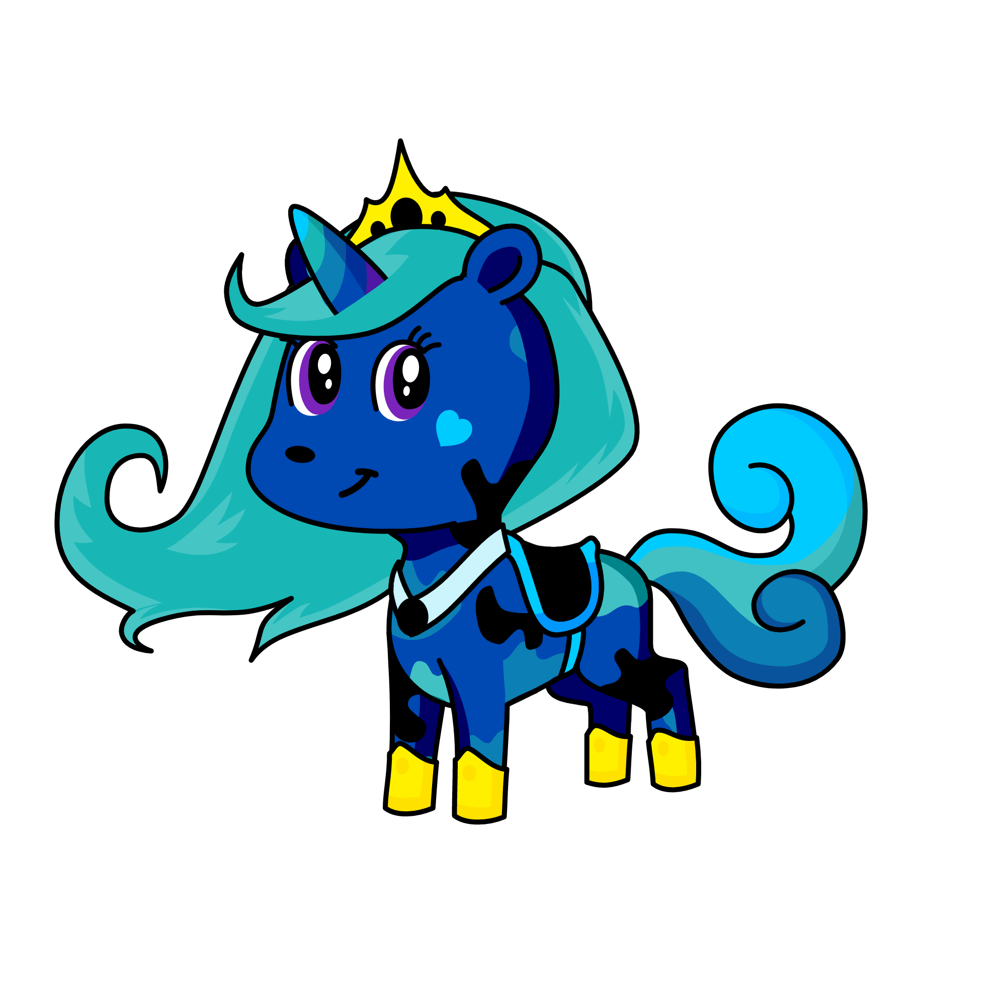 princess of the night, the unicorn