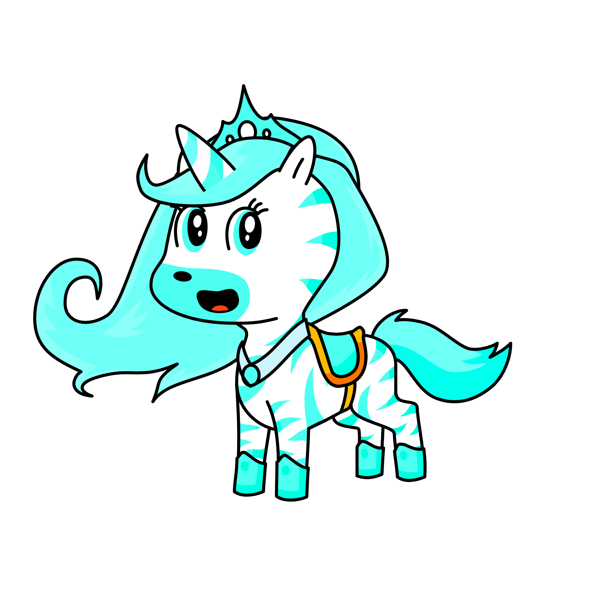 snow queen, the unicorn
