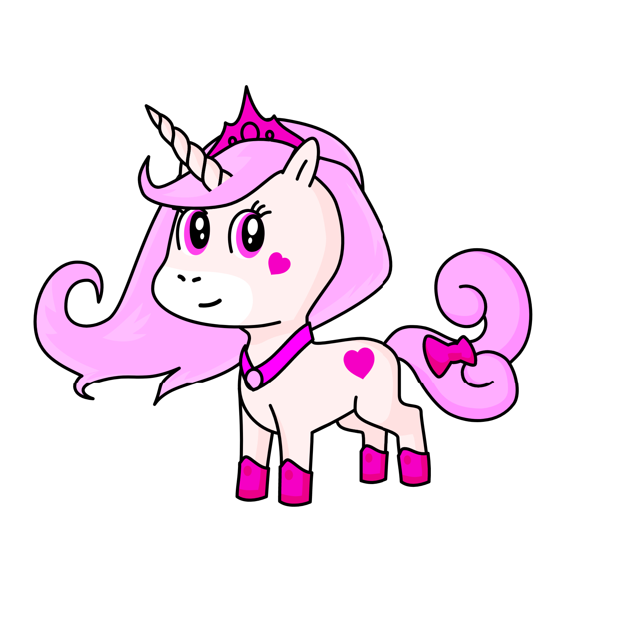 queen pink, the unicorn