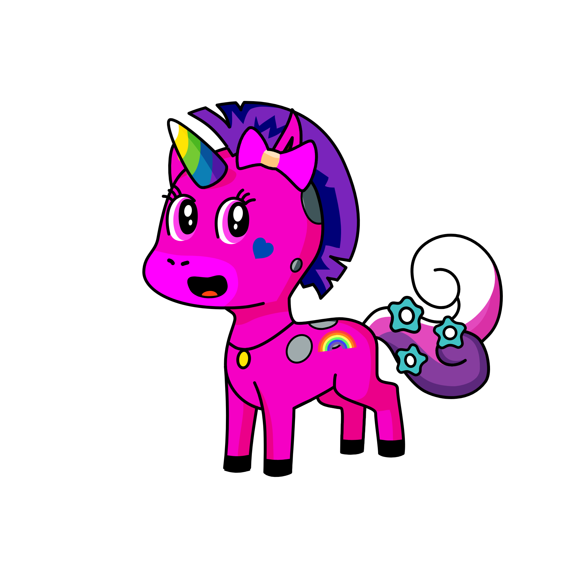 Snecky, the unicorn