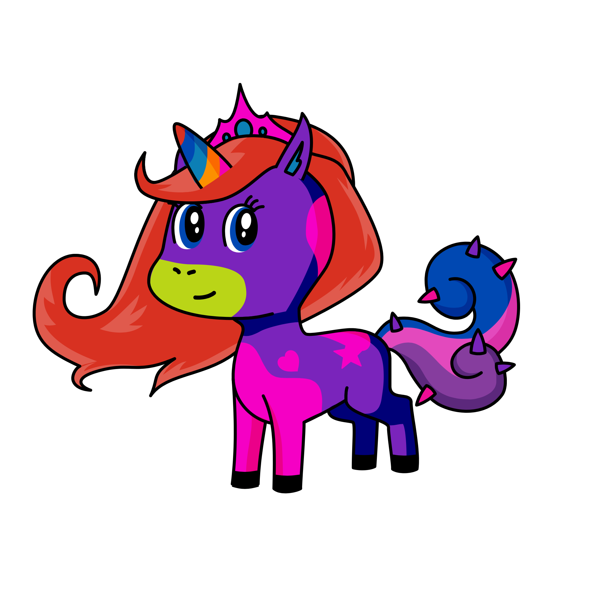 Blue Unicorn, the unicorn