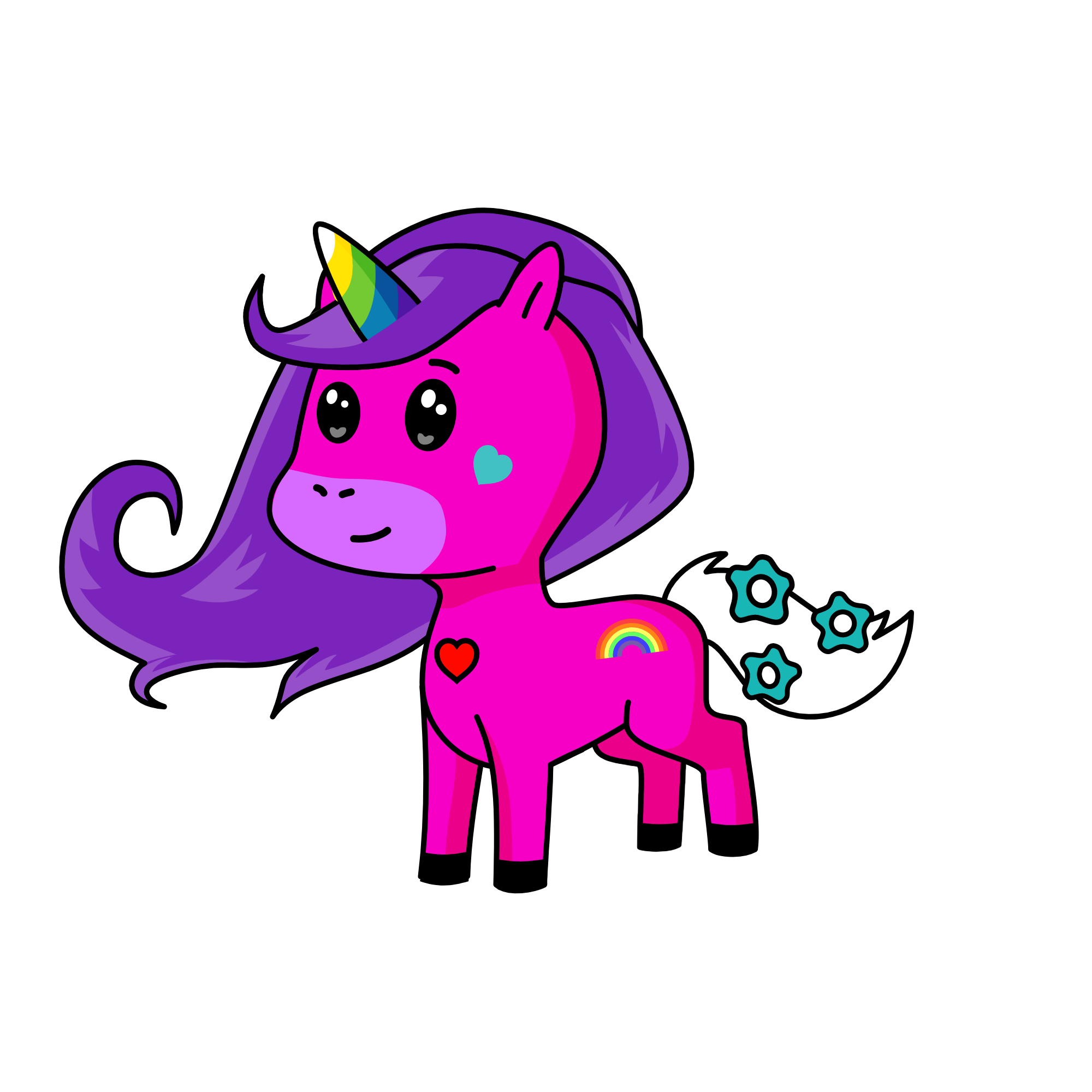 LUNE MOON, the unicorn