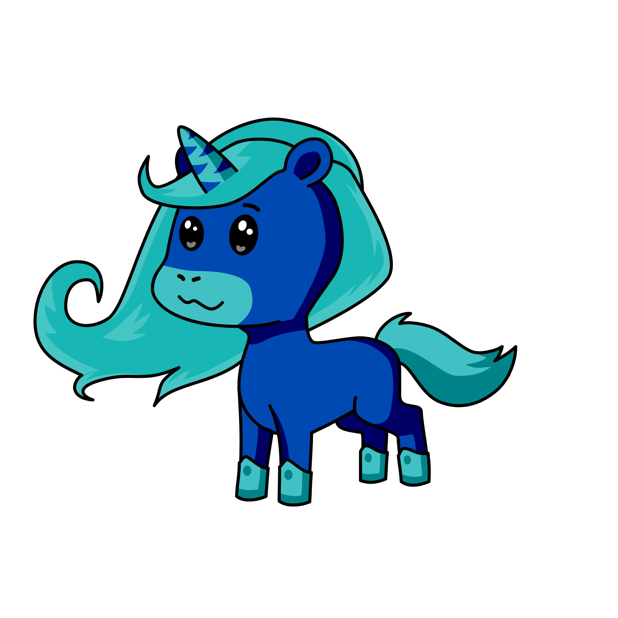 Midnight, the unicorn