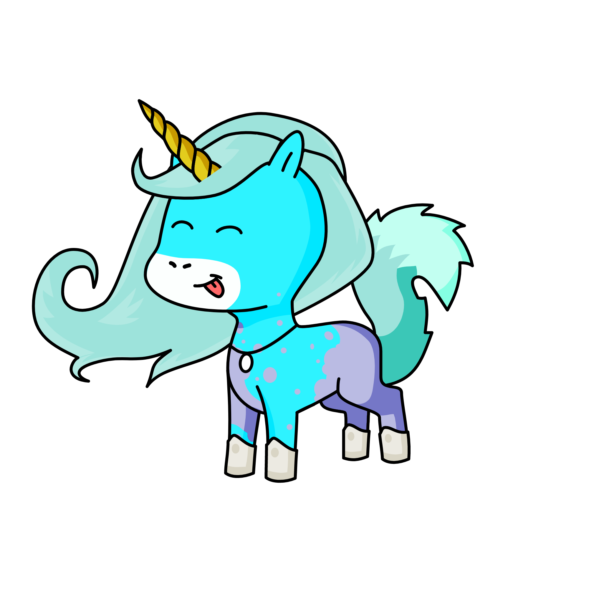 Clouds, the unicorn