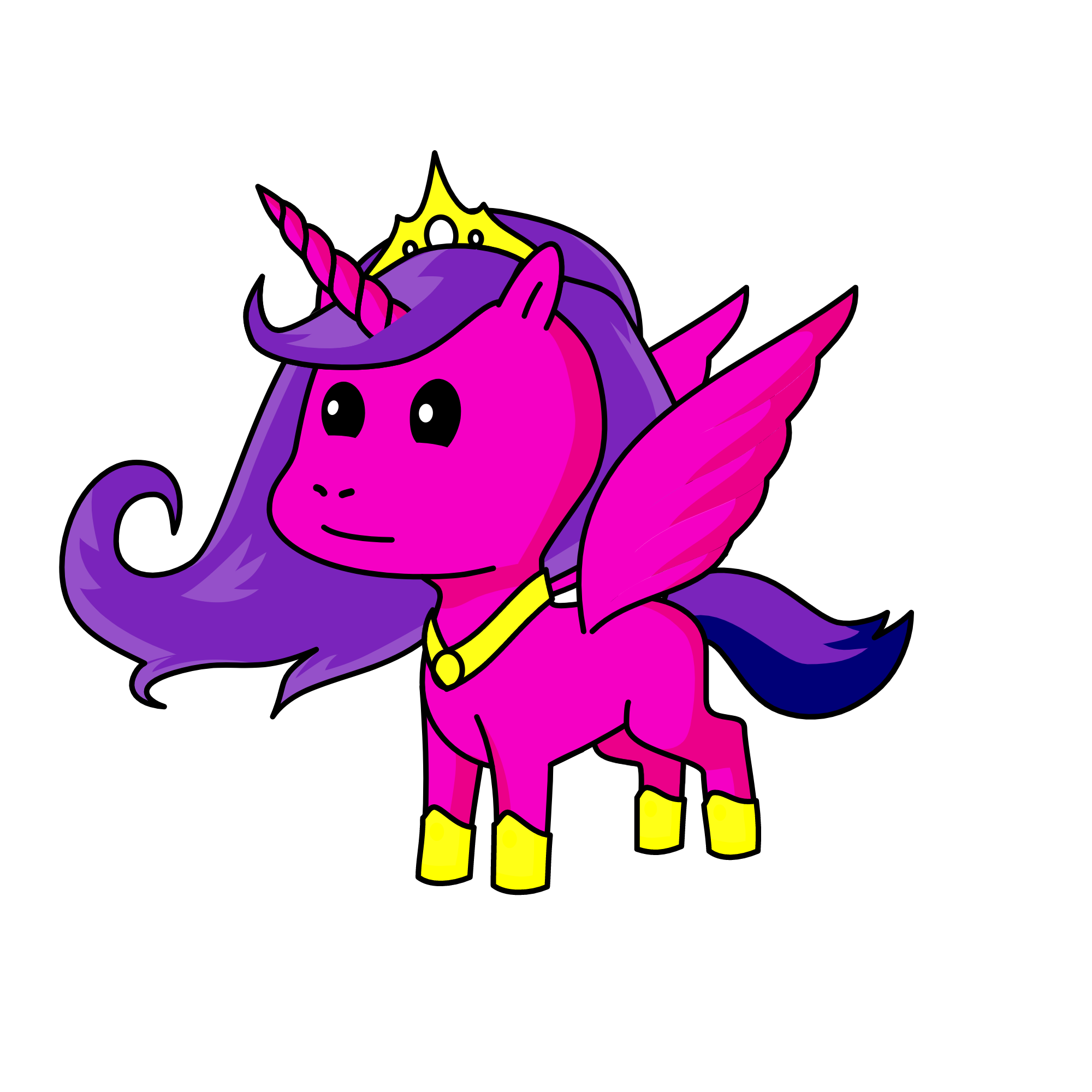 Queen Lily, the unicorn