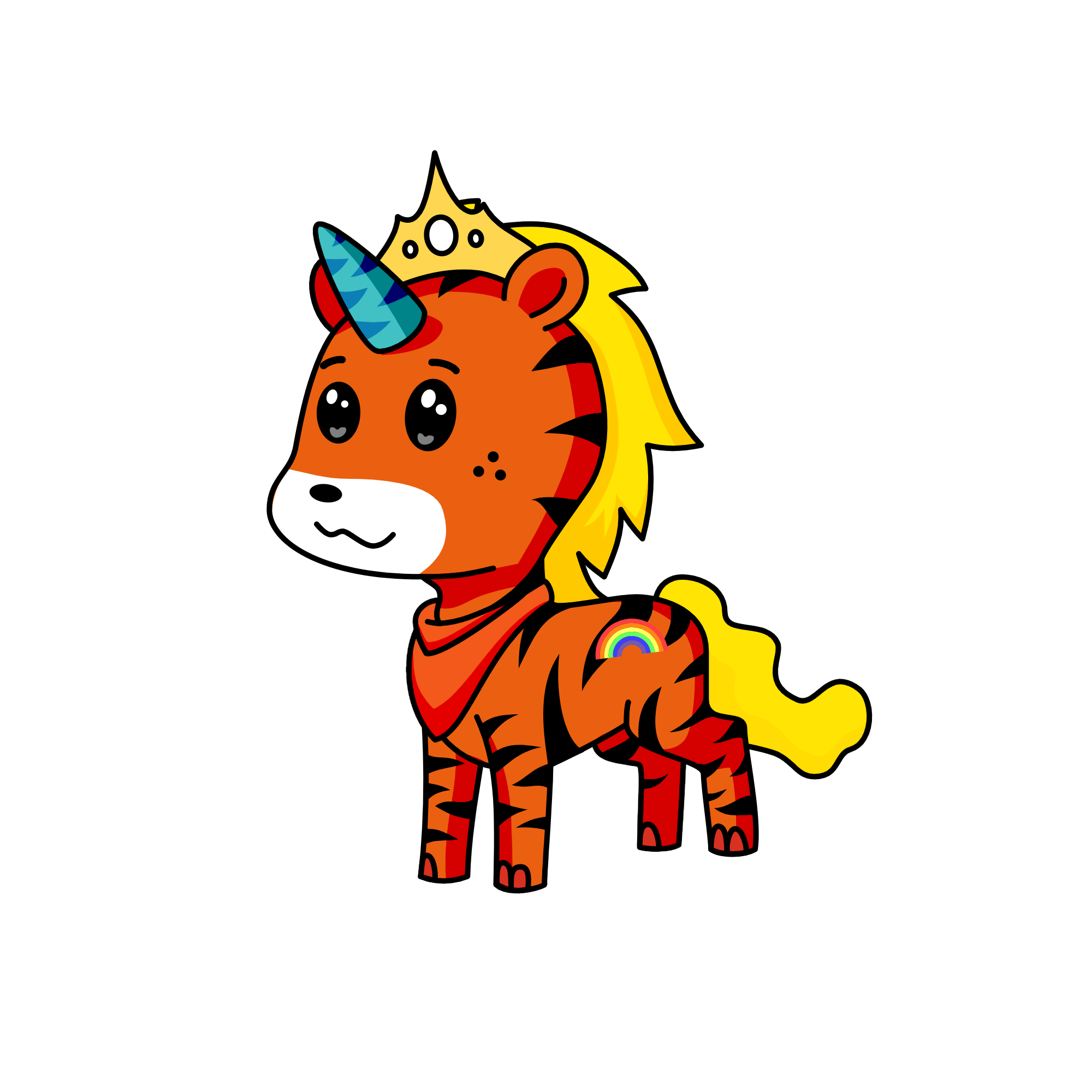 Tiger, the unicorn