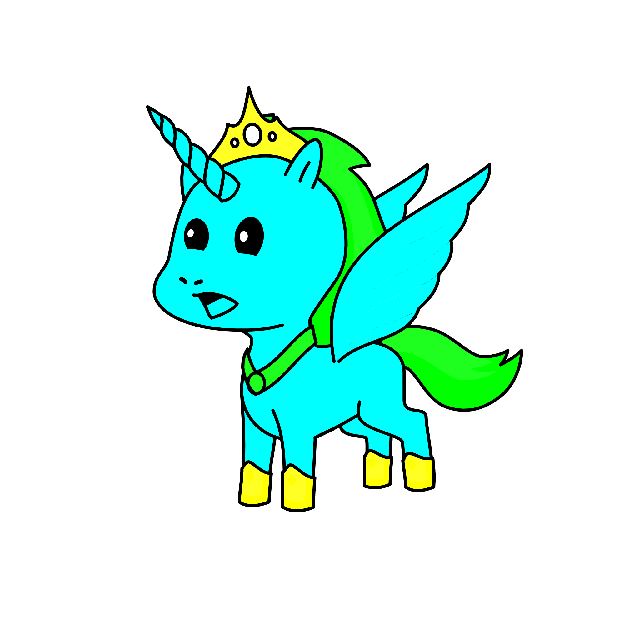 King Gerald, the unicorn