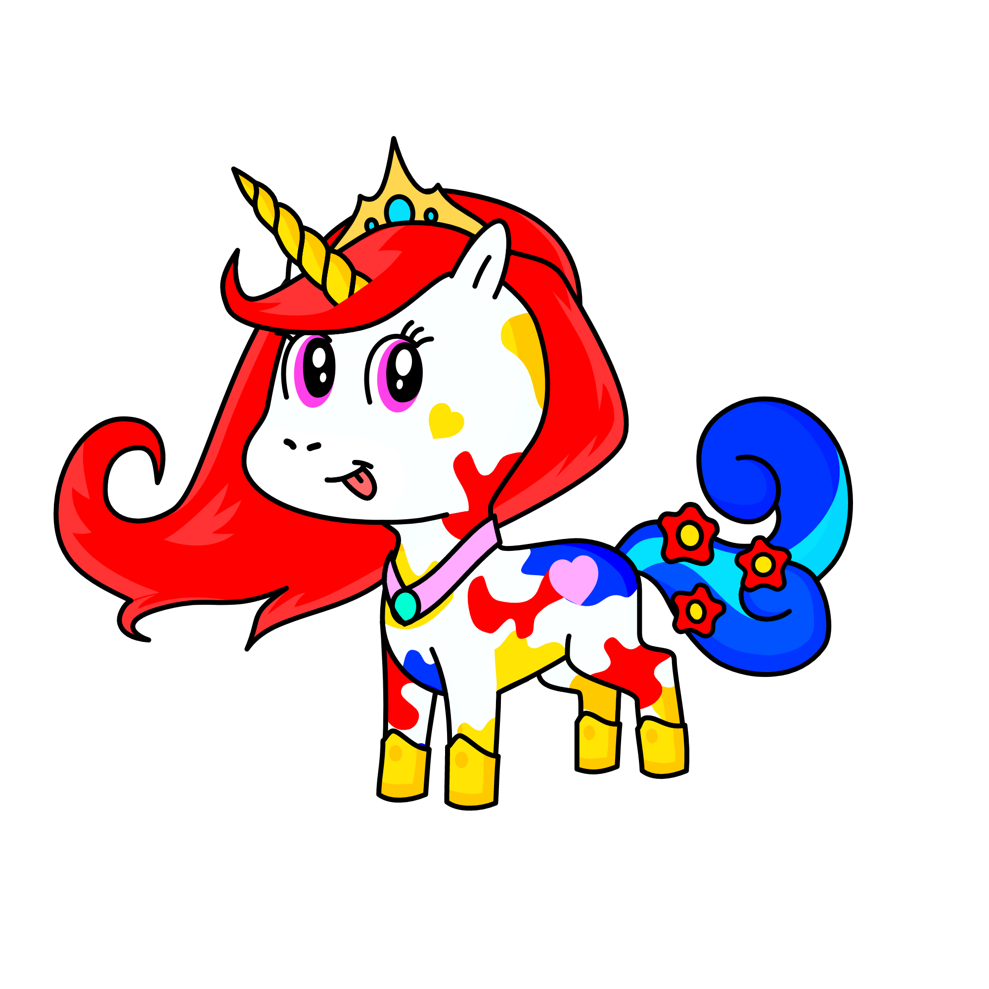 Snow White, the unicorn