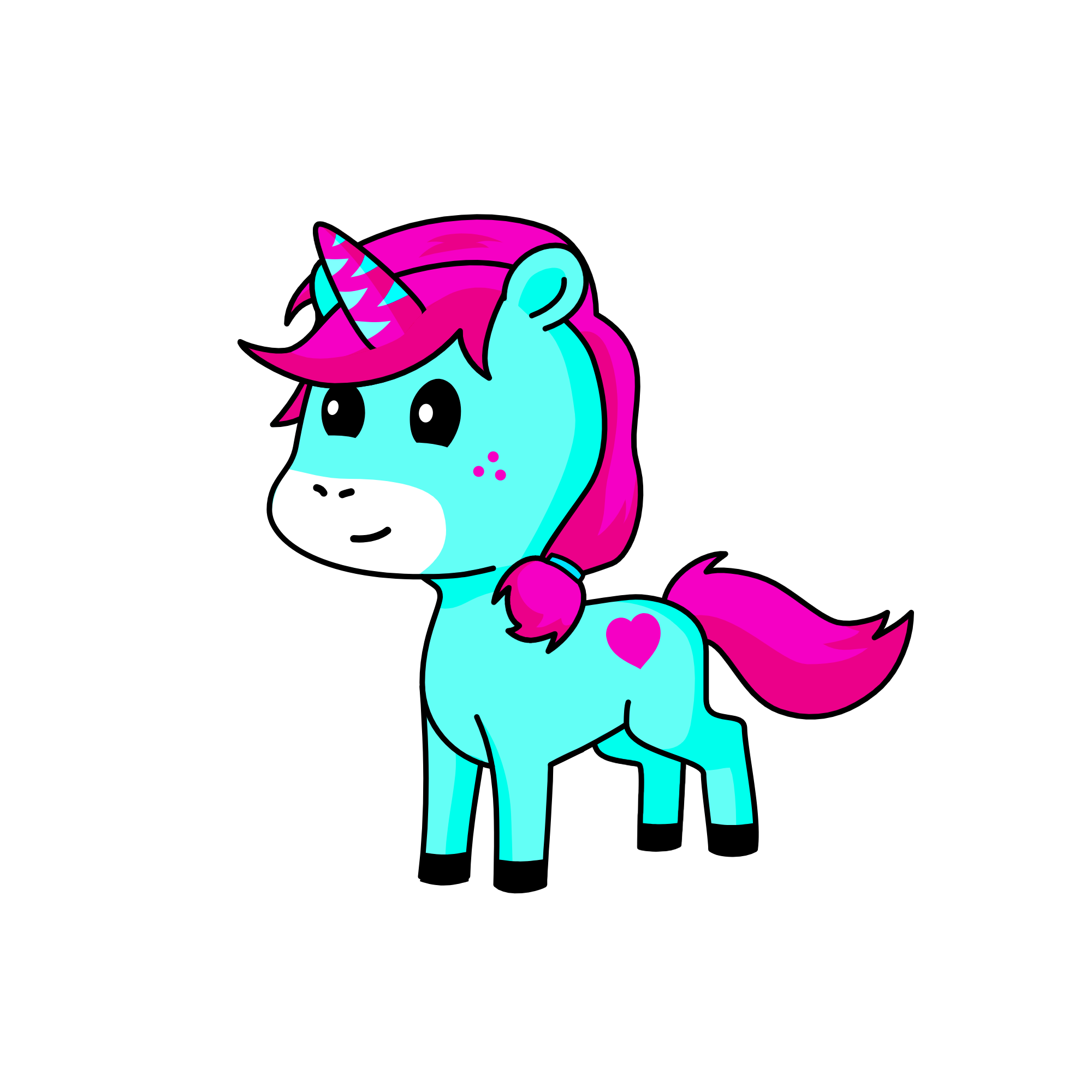 Cutie, the unicorn