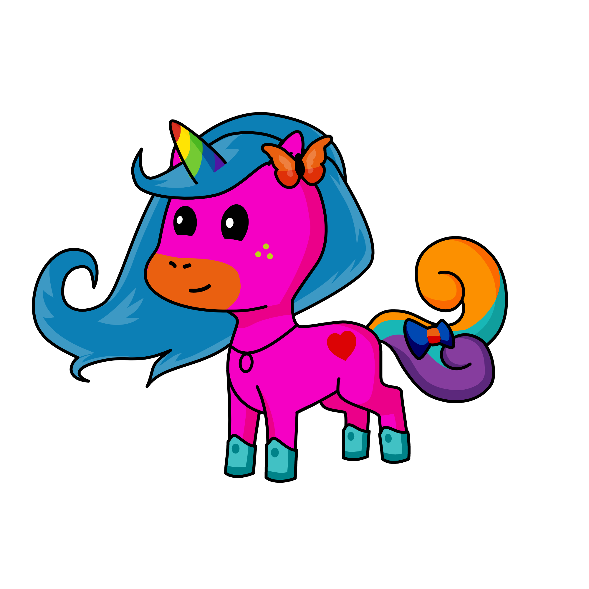 flor, the unicorn