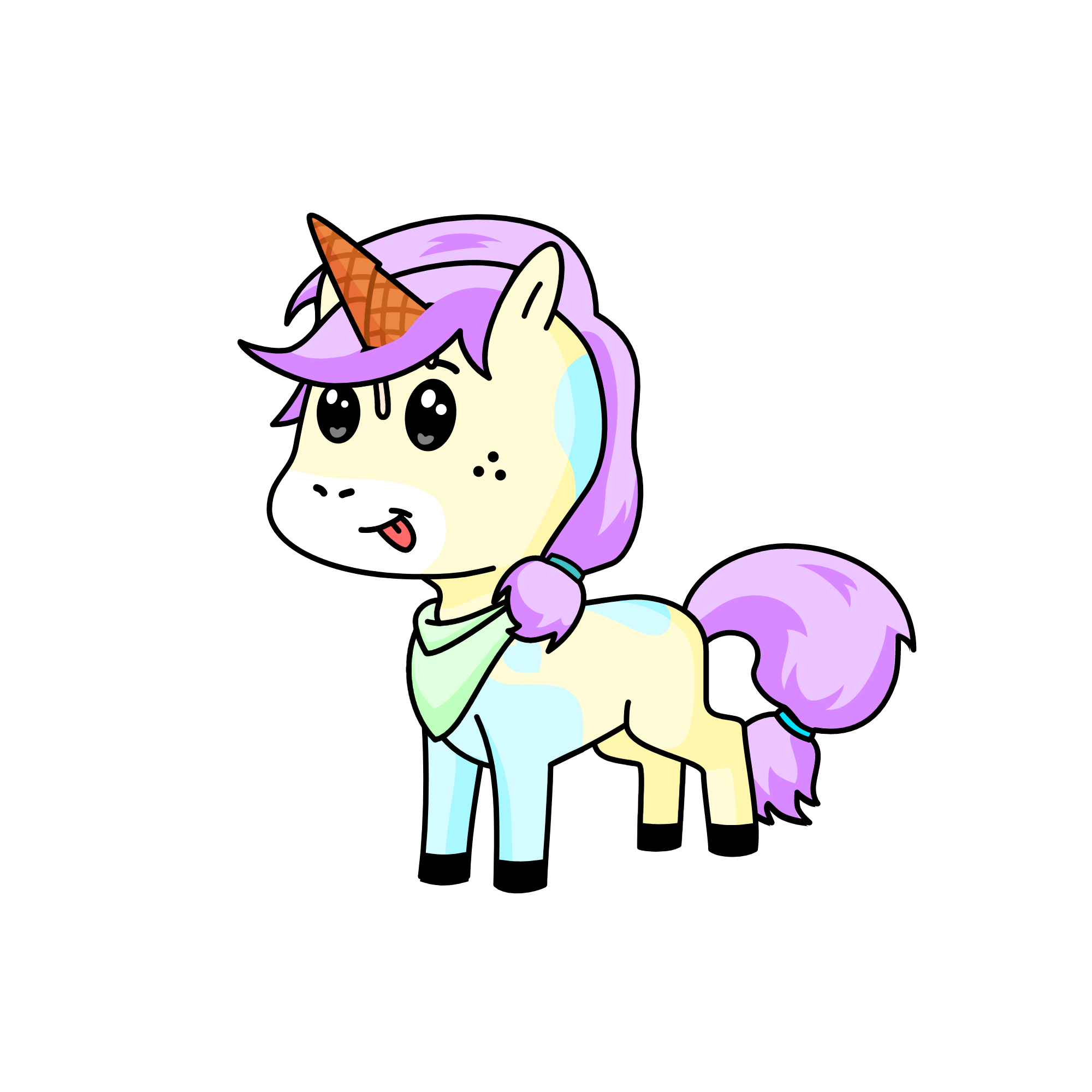 Creamy, the unicorn