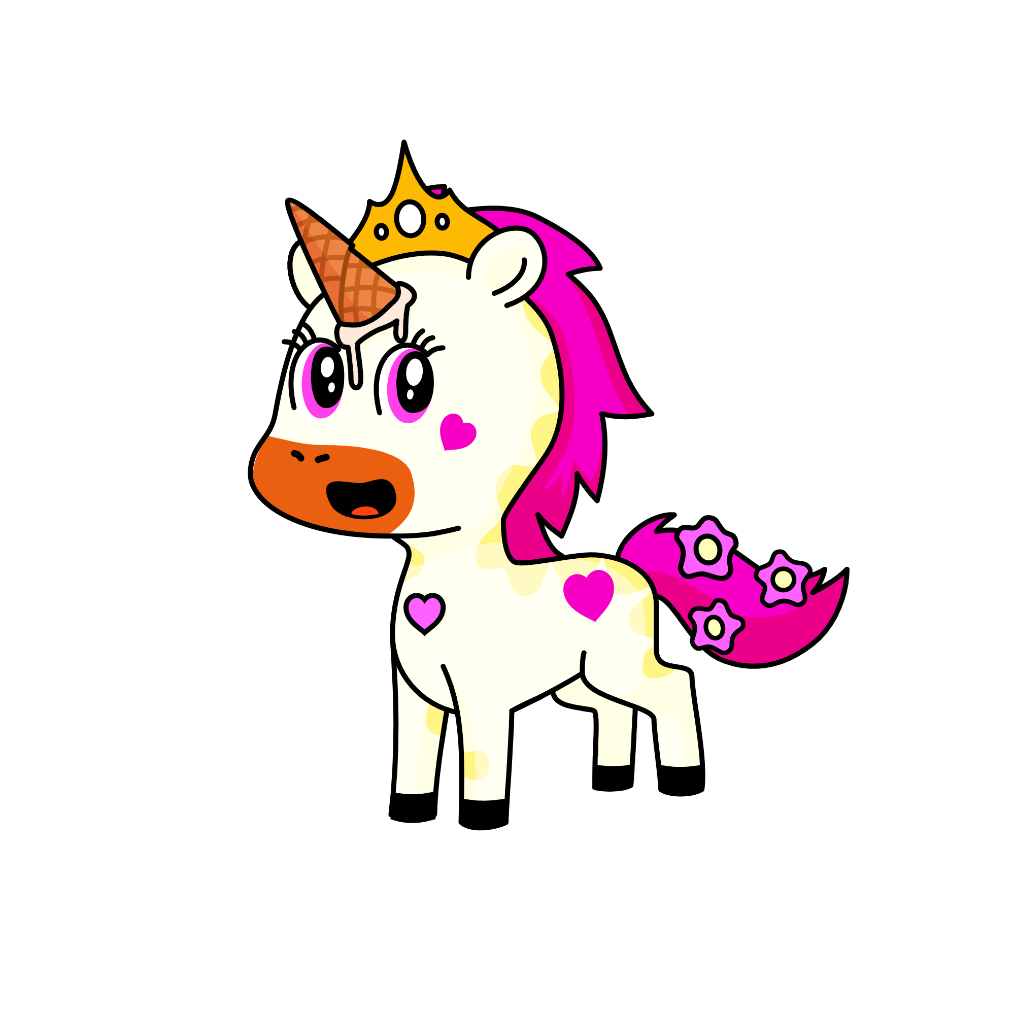 Lexie Ruler Of All Strawberry Ice-Cream, the unicorn
